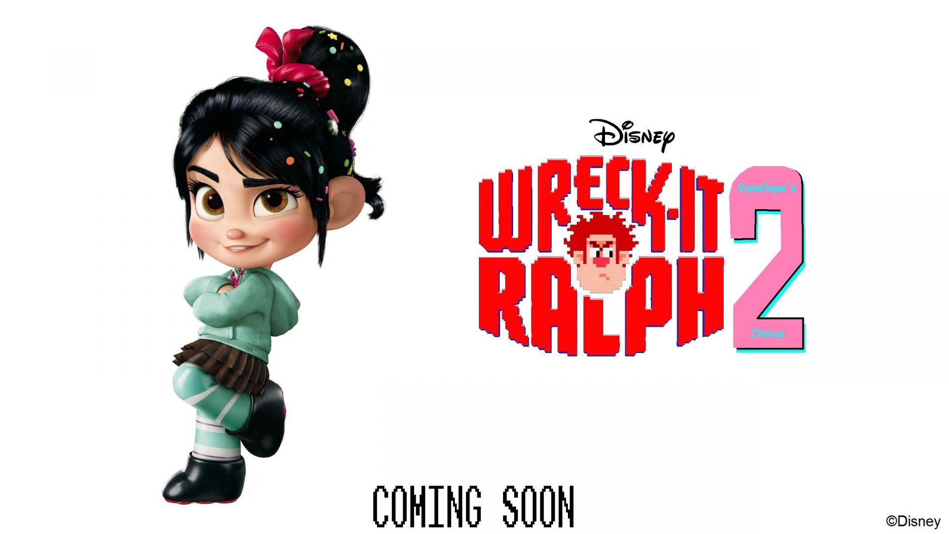 1920x1080 Desktop Wallpaper Vanellope Von Schweetz, Wreck It Ralph 2 Animated Movie, 2018 Movie, HD Image, Picture, Background, Cy8ffc