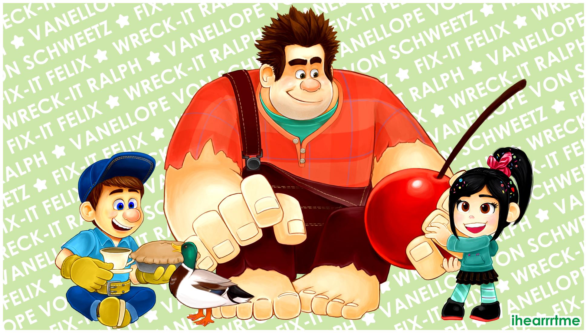 1940x1100 Wreck It Ralph Ralph Wreck It Ralph Vanellope Von Schweetz Cherry Wallpaper:1940x1100