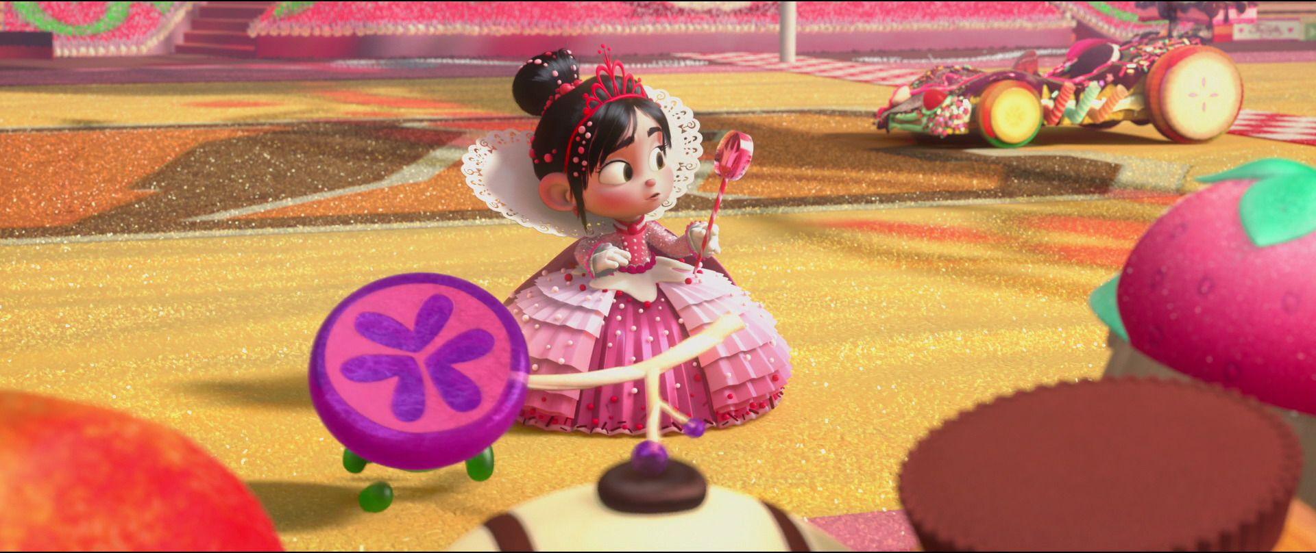 1920x808 Vanellope Von Schweetz Princess Dress Wallpaper