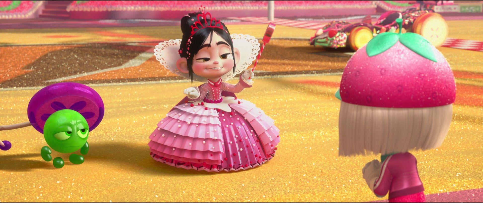 1920x808 Vanellope Von Schweetz Princess Dress Wallpaper