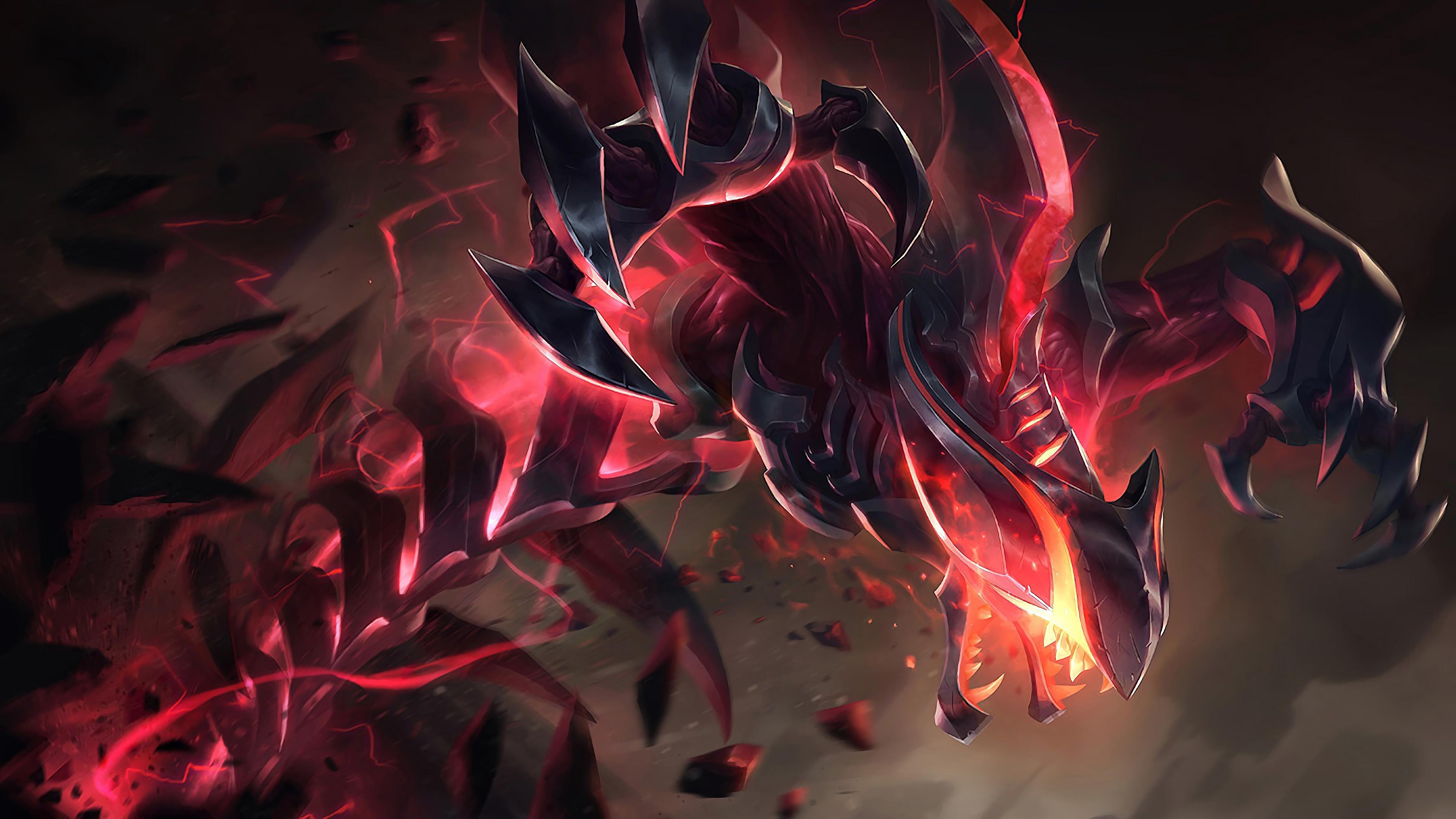 3840x2160 Wallpaper 4k Eternum Rek'Sai LoL Splash Art League of Legends Wallpaper