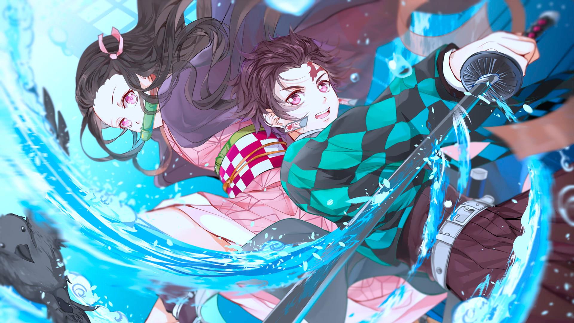 1920x1080 Kimetsu No Yaiba Wallpaper, Anime, Kamado Nezuko, Tanjiro Kamado, Kamado TanjirÅ