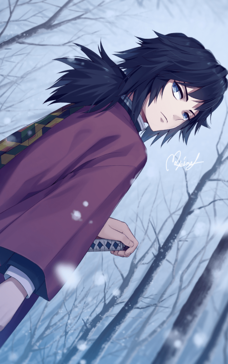 800x1280 Wallpaper / Anime Demon Slayer: Kimetsu no Yaiba Phone Wallpaper, Giyuu Tomioka, 800x1280 free download
