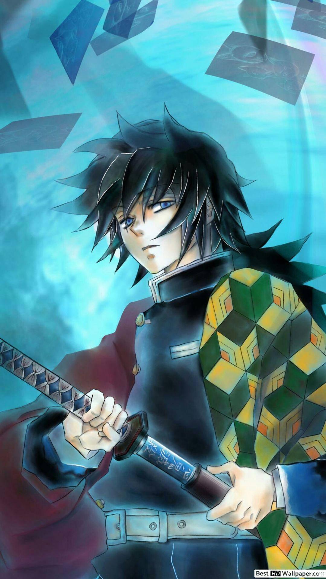 1080x1920 Download Giyu Tomioka Akaza Wallpaper