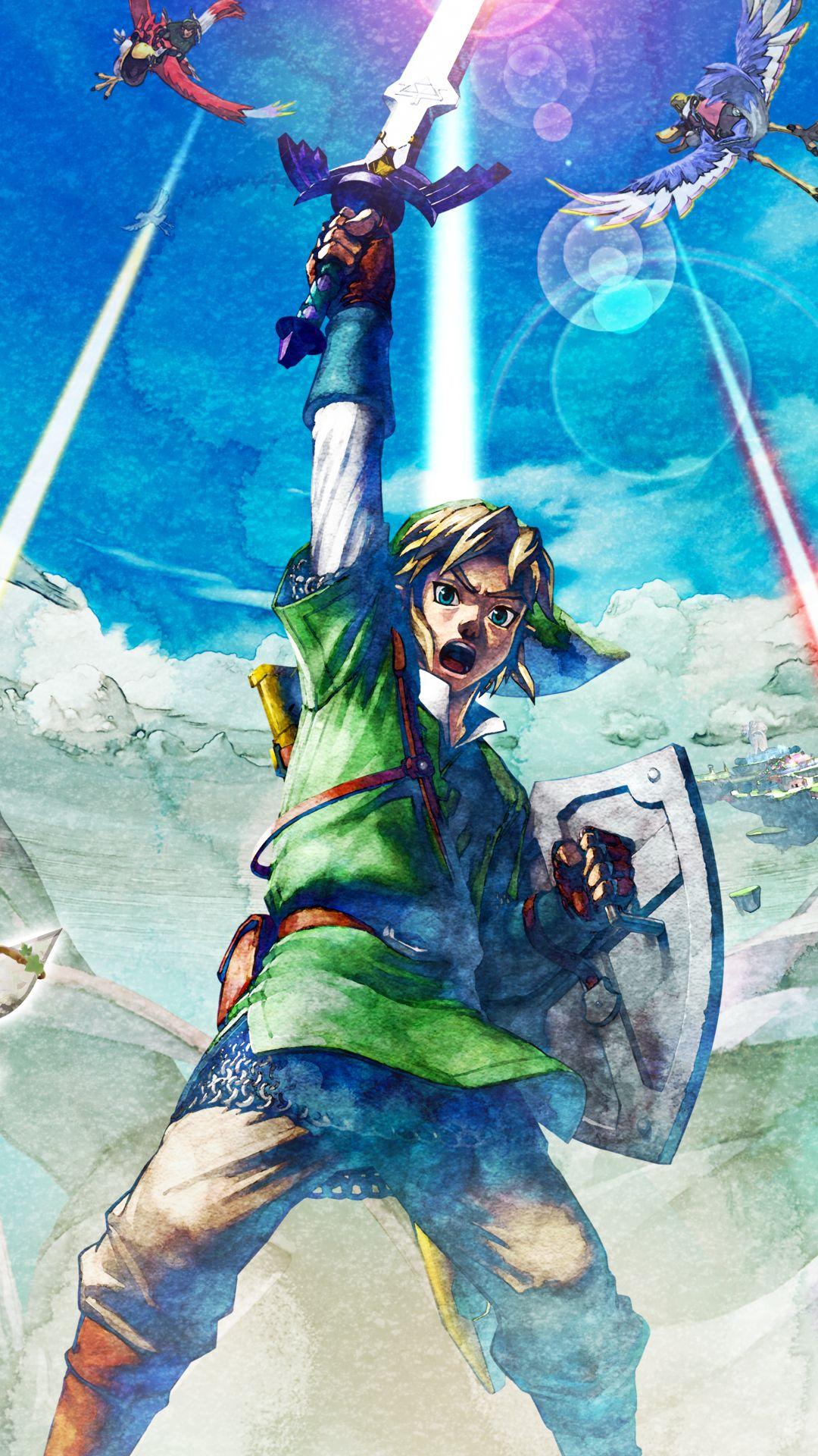 1080x1920 Download The Legend Of Zelda: Skyward Sword Hd wallpaper for mobile phone, free The Legend Of Zelda: Skyward Sword Hd HD picture