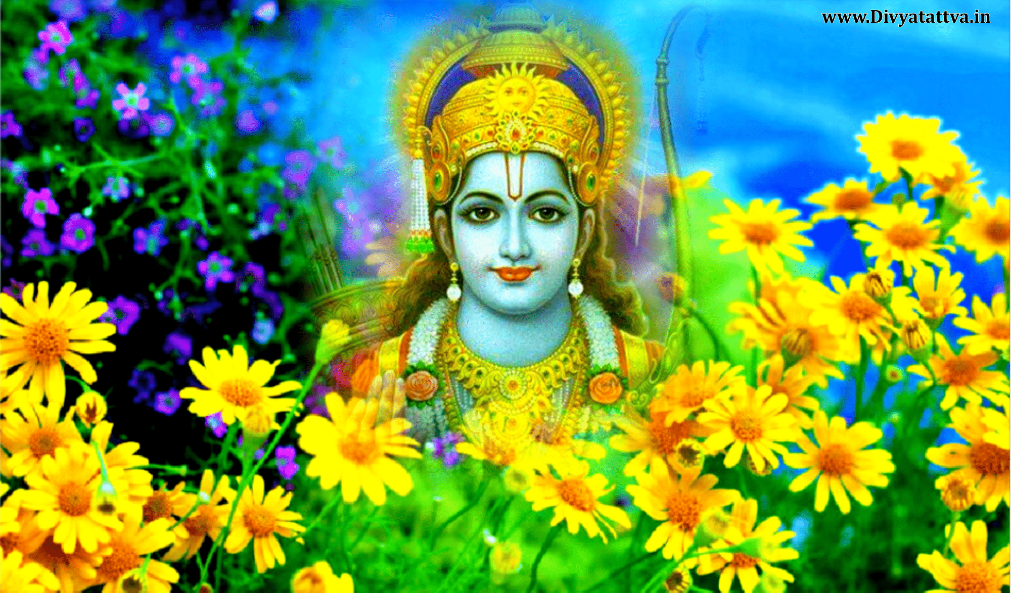 2000x1174 Lord Rama Sita Laxman Hanuman Shatrughan Image, Picture and Wallpaper