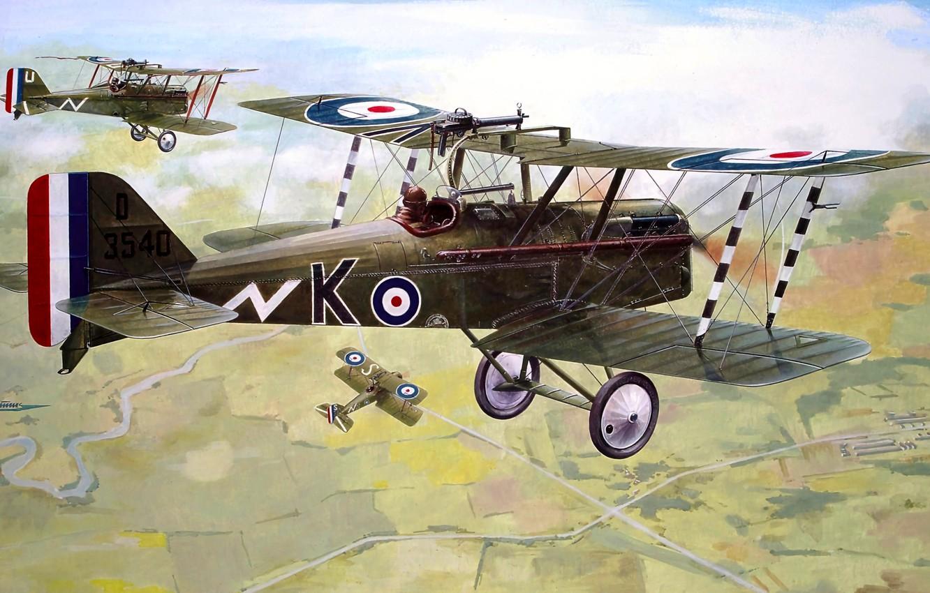 1332x850 Wallpaper UK, flight, biplane, S.E.5a, Royal Aircraft Factory, The first World war, one of the best fighters of the First world war image for desktop, section авиация