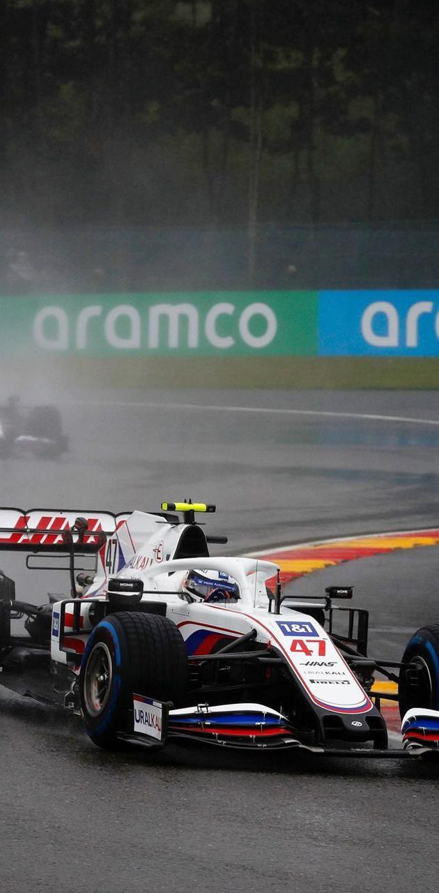 Stunning Mick Schumacher's First Ever Oval Qualifying Scene Digital Art Stunning Mick Schumacher's First Ever Oval Qualifying Scene Digital Art