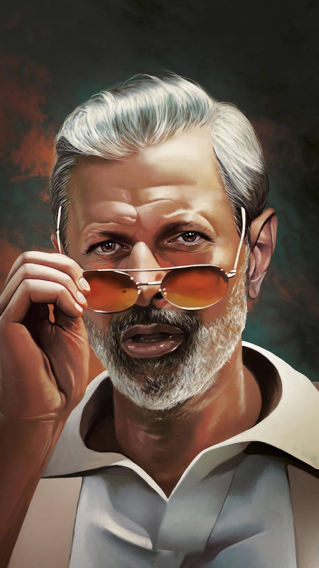 1080x1920 Download Vector Art Jeff Goldblum Wallpaper