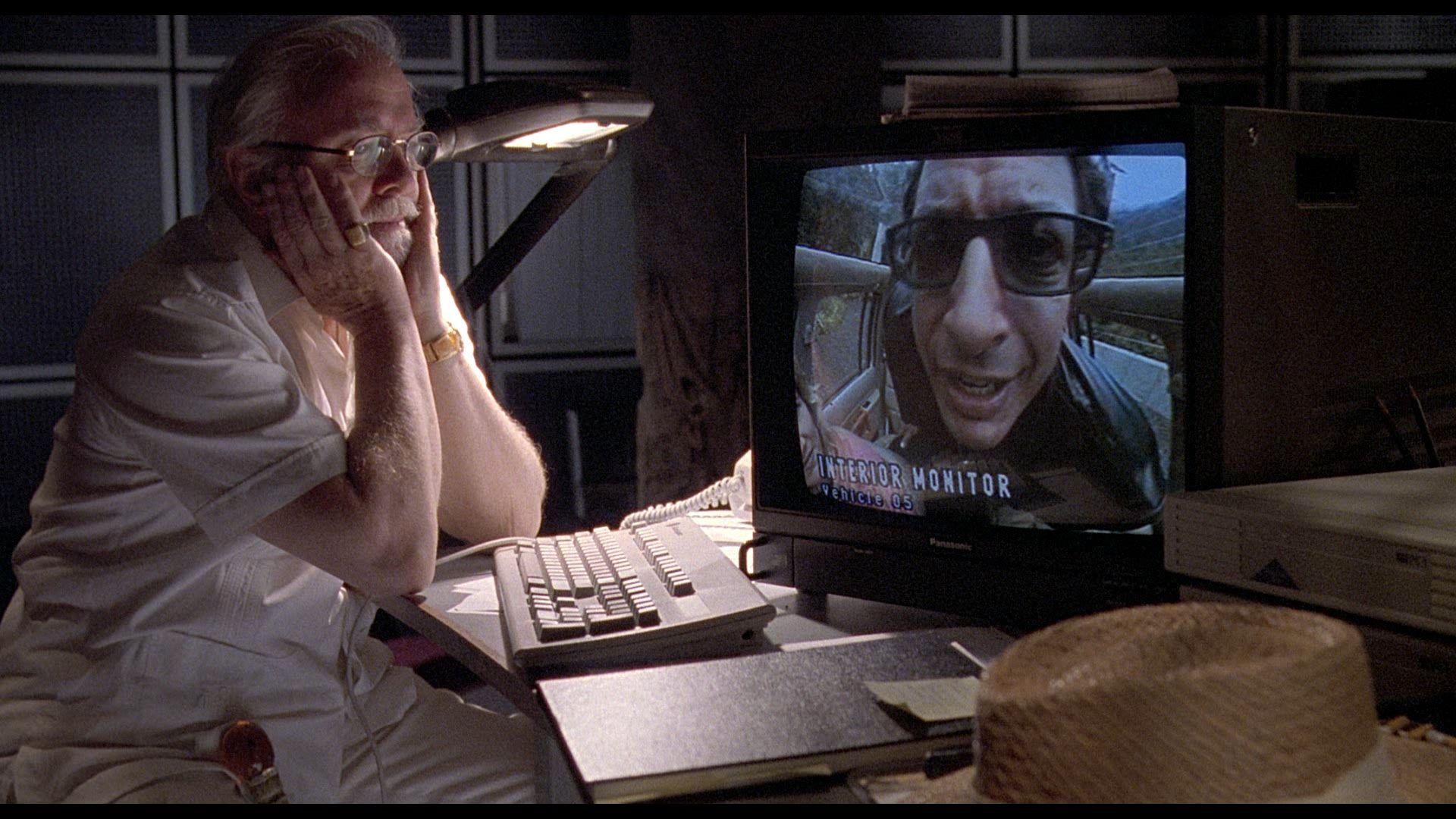1920x1080 HD desktop wallpaper: Movie, Jurassic Park, Jeff Goldblum, John Hammond, Richard Attenborough download free picture