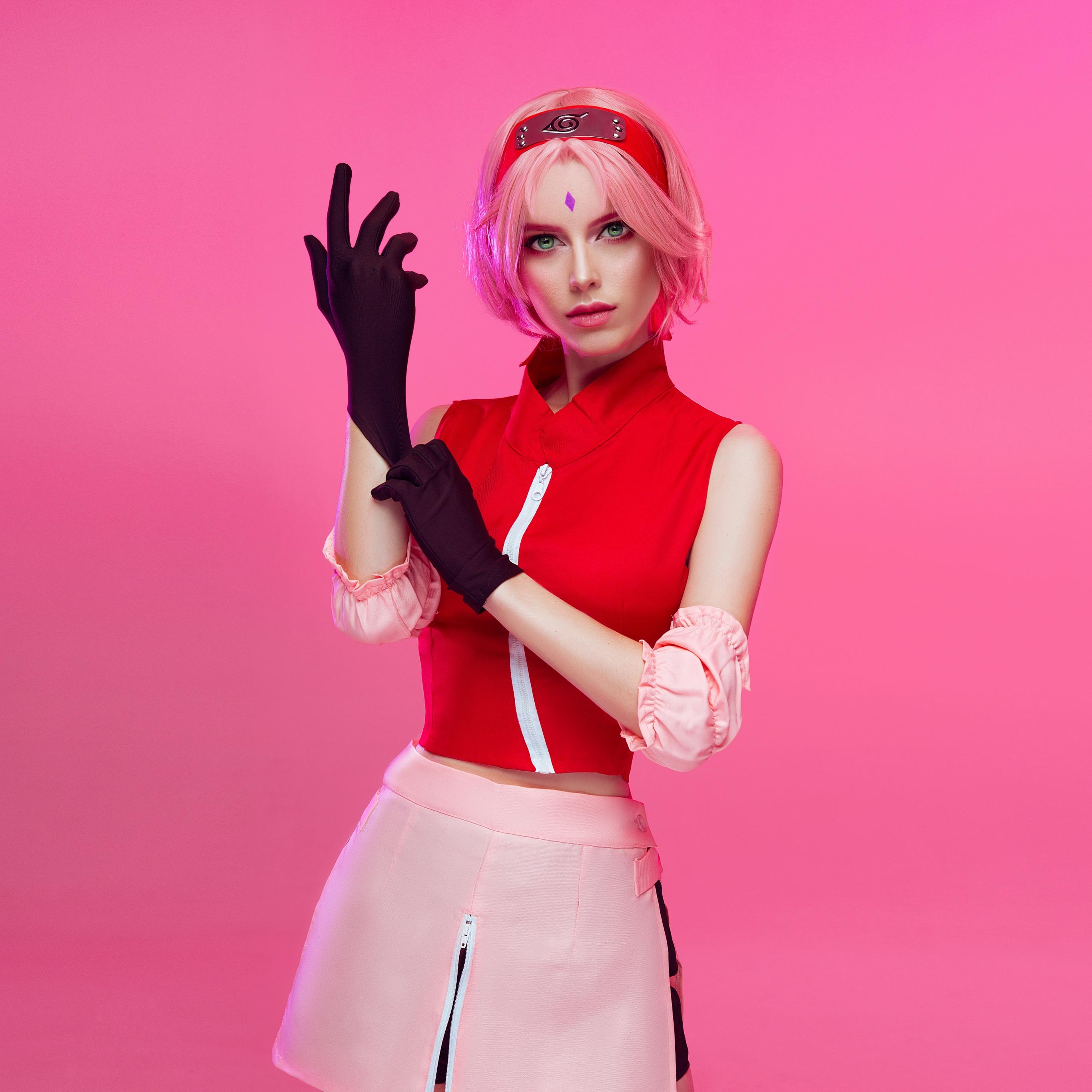 2732x2732 Sakura Haruno Wallpaper 4K, Naruto Shippuden, Anime, Graphics CGI