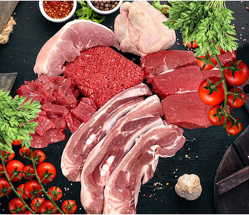 1000x865 Fresh Local Butchers Meat Box For Two : Amazon.co.uk: Grocery