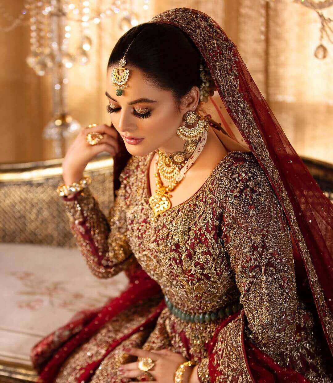 1080x1241 Sarah's Makeup Studio New Bridal Shoot Featuring Minal Khan