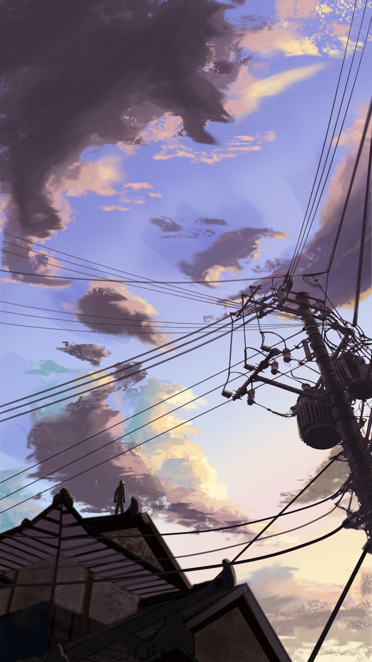 1242x2208 Mobile Wallpaper: Epic Skies