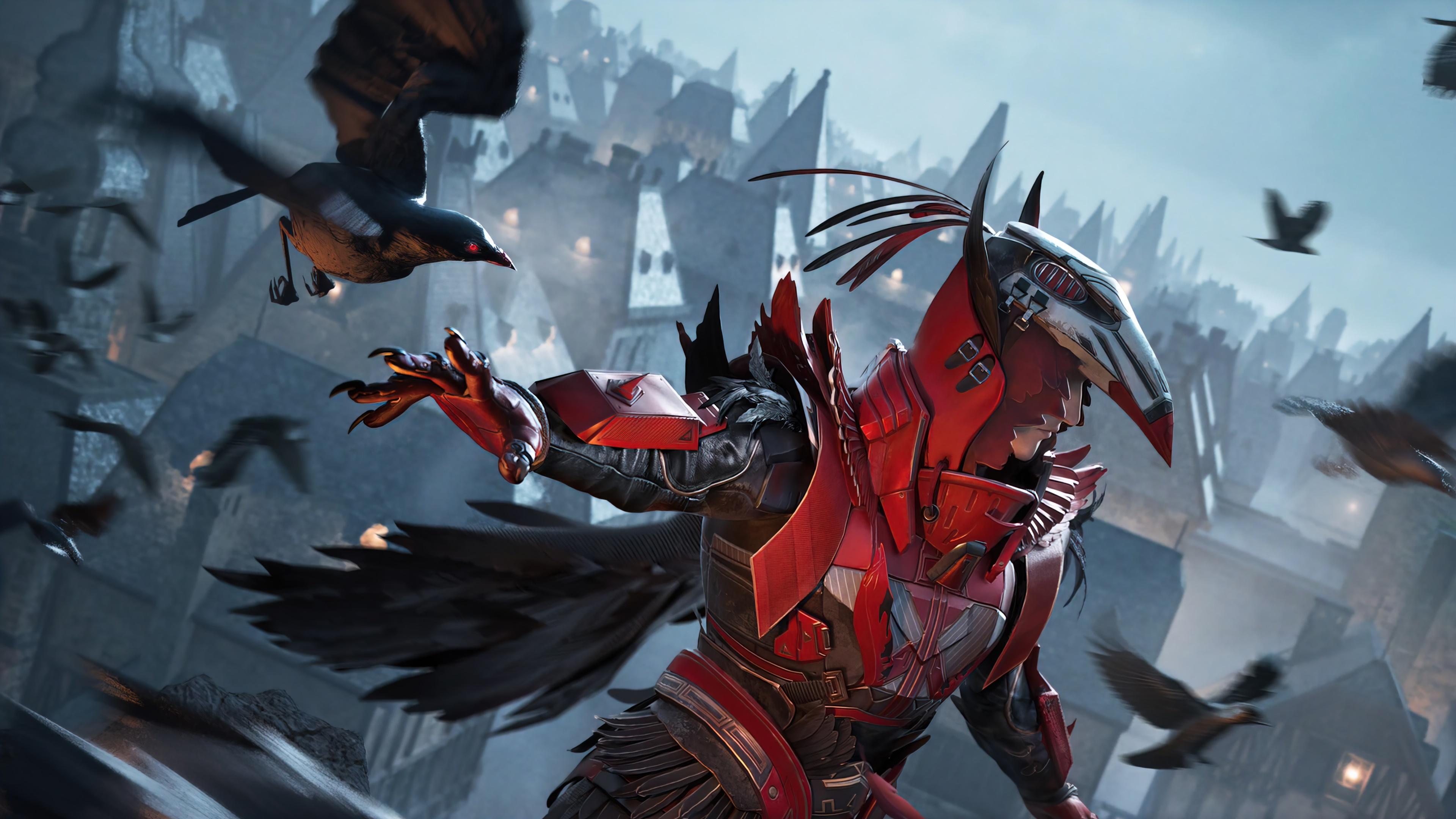3840x2160 pubg, mobile, blood raven, x suit, set, skin outfit, 4k, pc Gallery HD Wallpaper