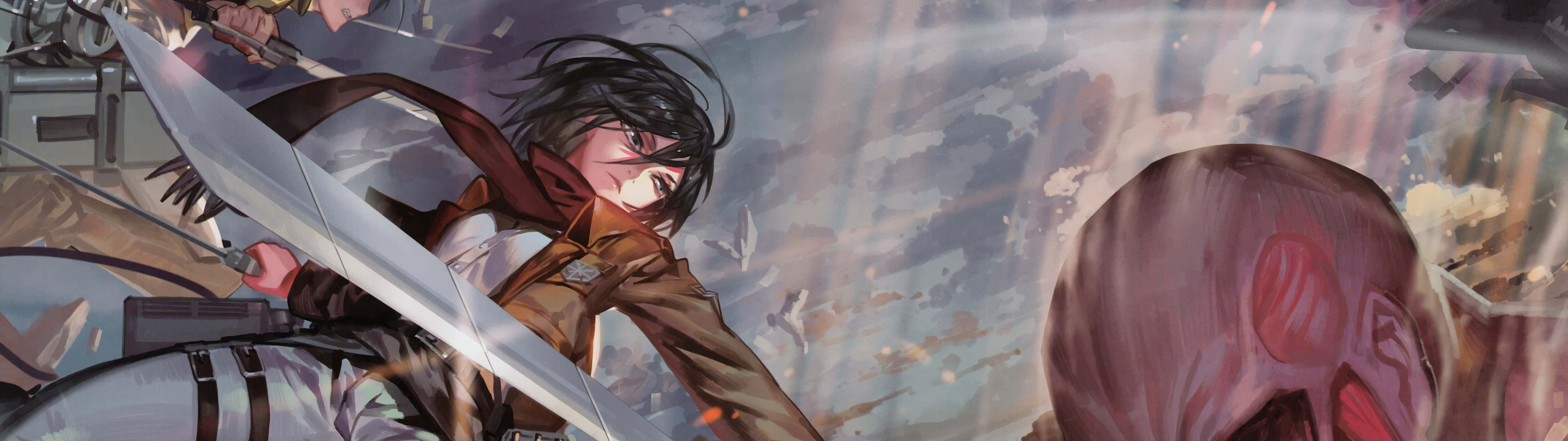 5120x1440 Download Anime Scene 5120x1440 Dual Screen Wallpaper