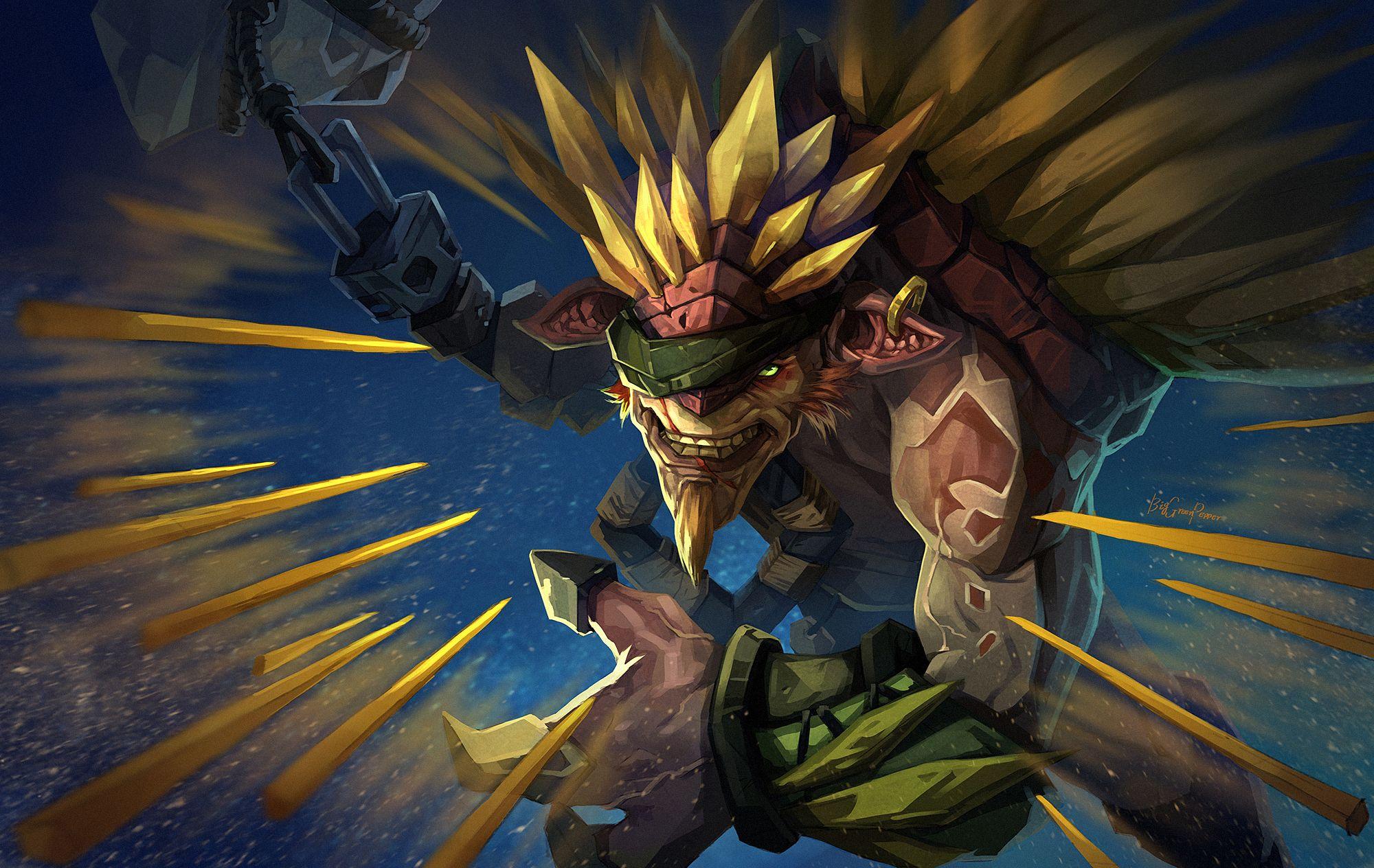2000x1264 dota2 Bristleback. Dota 2 wallpaper, Dota Art