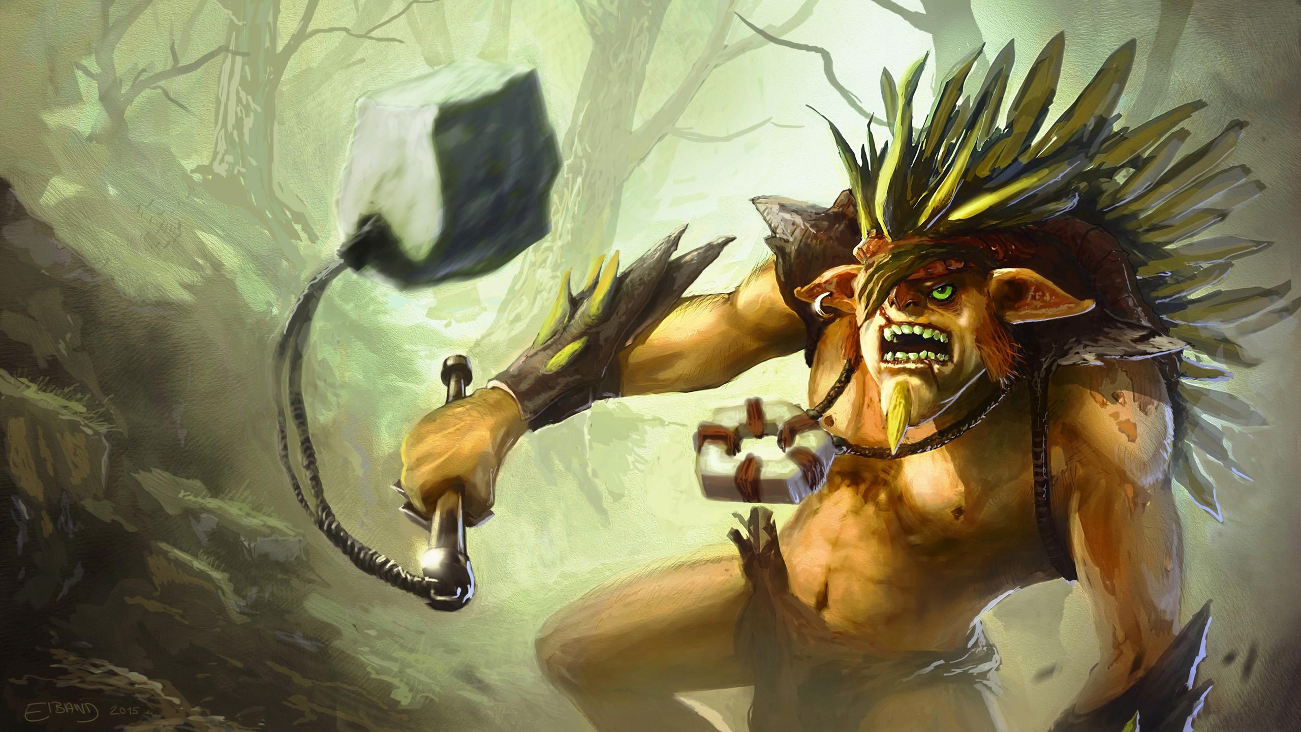 2560x1440 DOTA Bristleback, Monsters, Eye patch Gallery HD Wallpaper