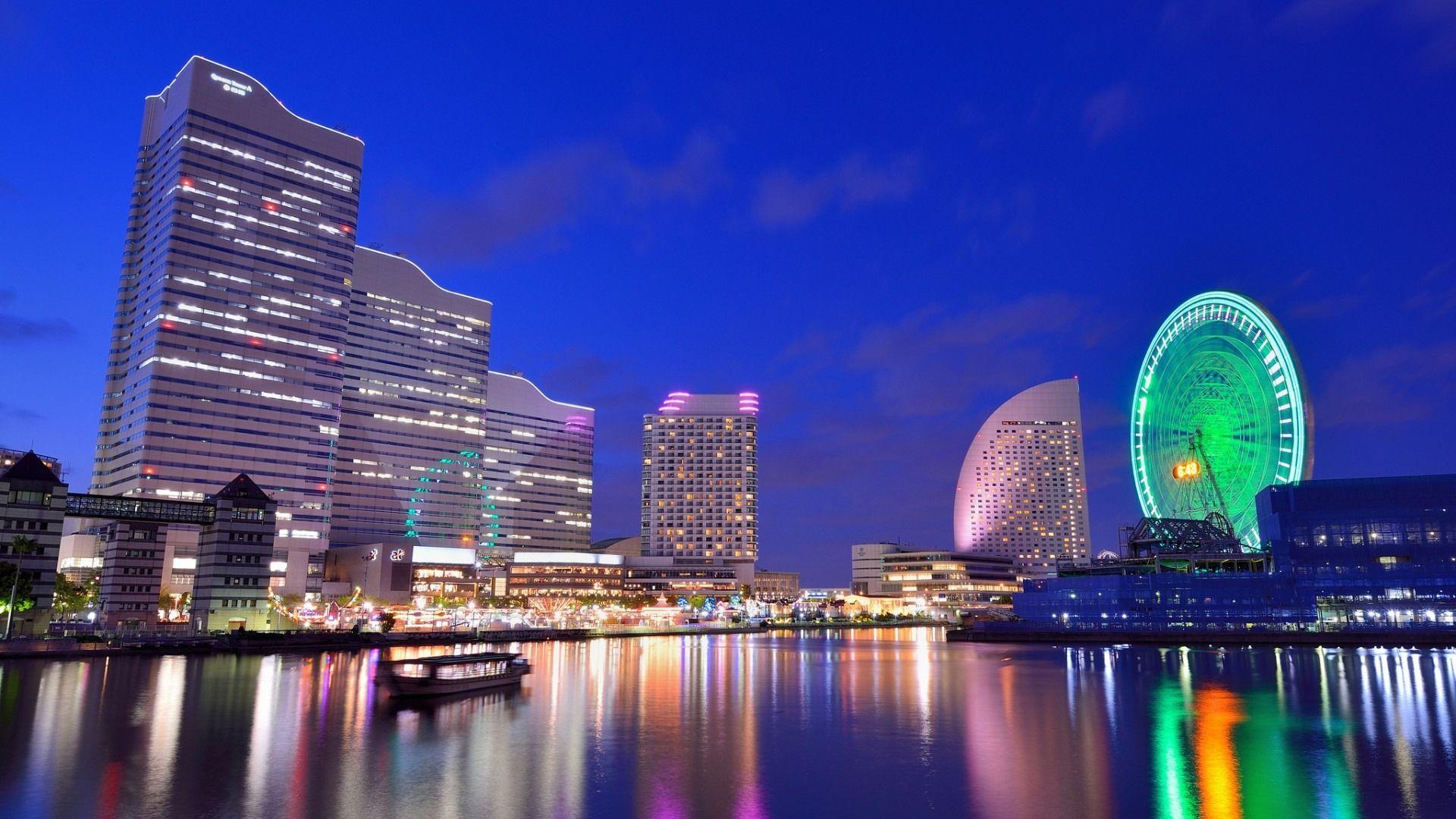 Yokohama at Night Wallpapers Top Free Yokohama at Night Backgrounds