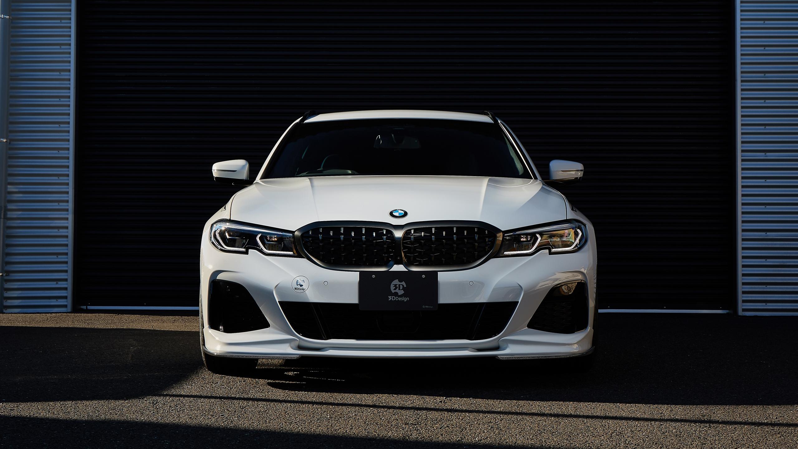 2560x1440 3D Design BMW M340i xDrive Touring 2021 Wallpaper Car Wallpaper