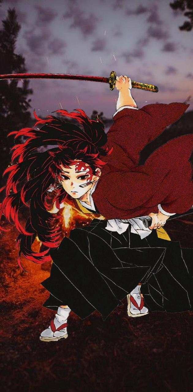 630x1280 Yoriichi And Tanjiro Wallpaper
