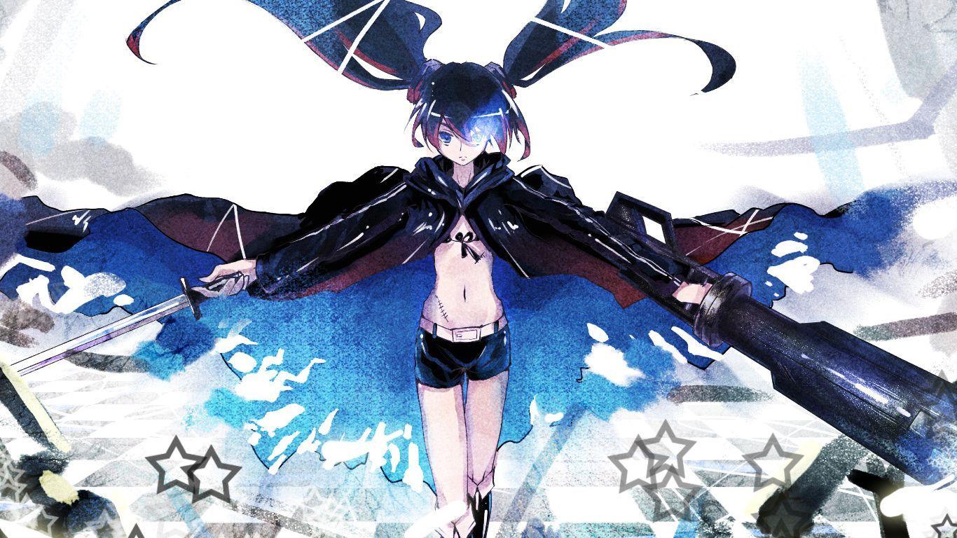 1366x768 Black Rock Shooter Wallpaperx768. Black Rock