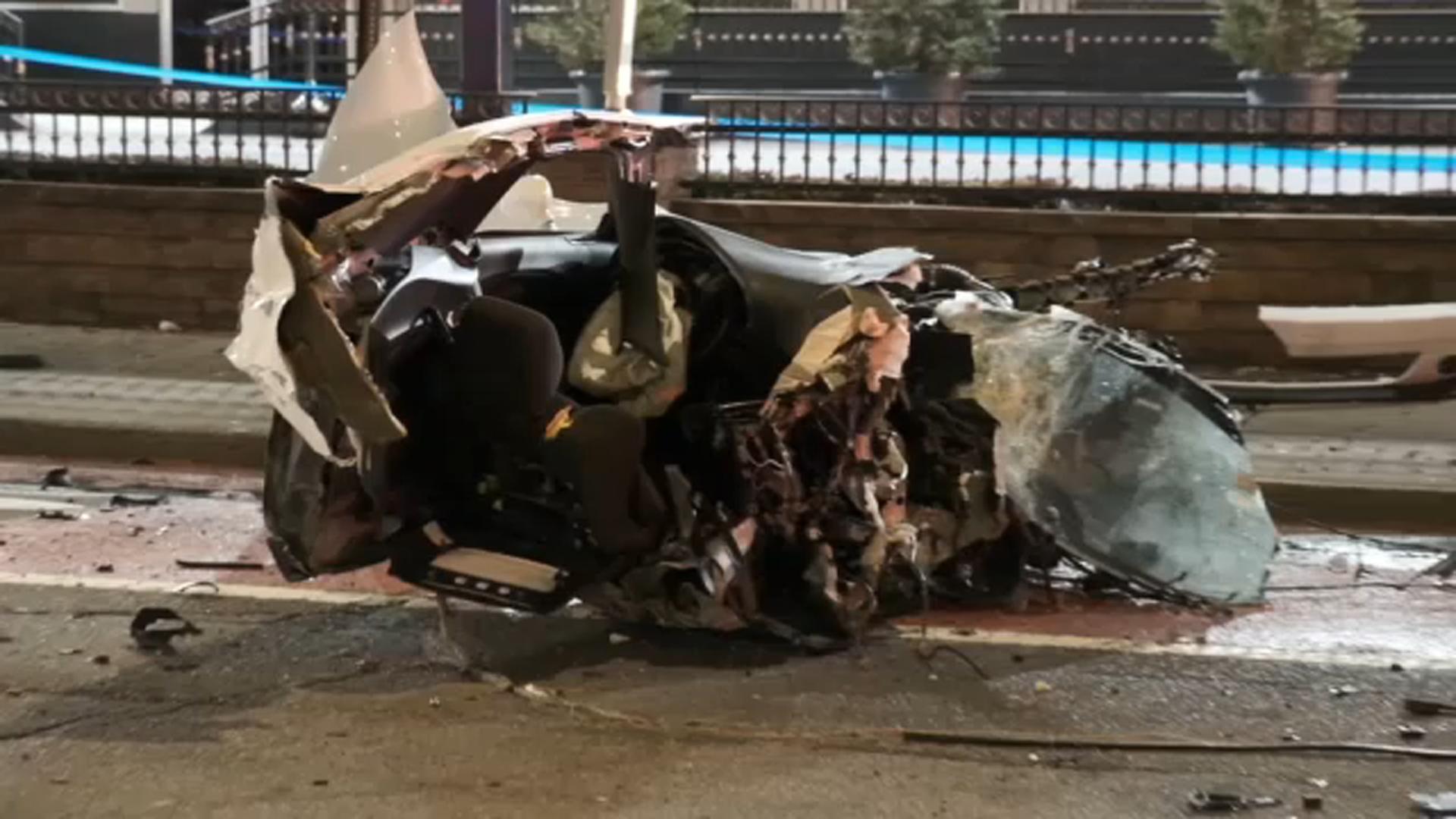 1920x1080 Staten Island accident: 1 dead, 1 injured in horrific New Dorp crash; vehicle split in half New York