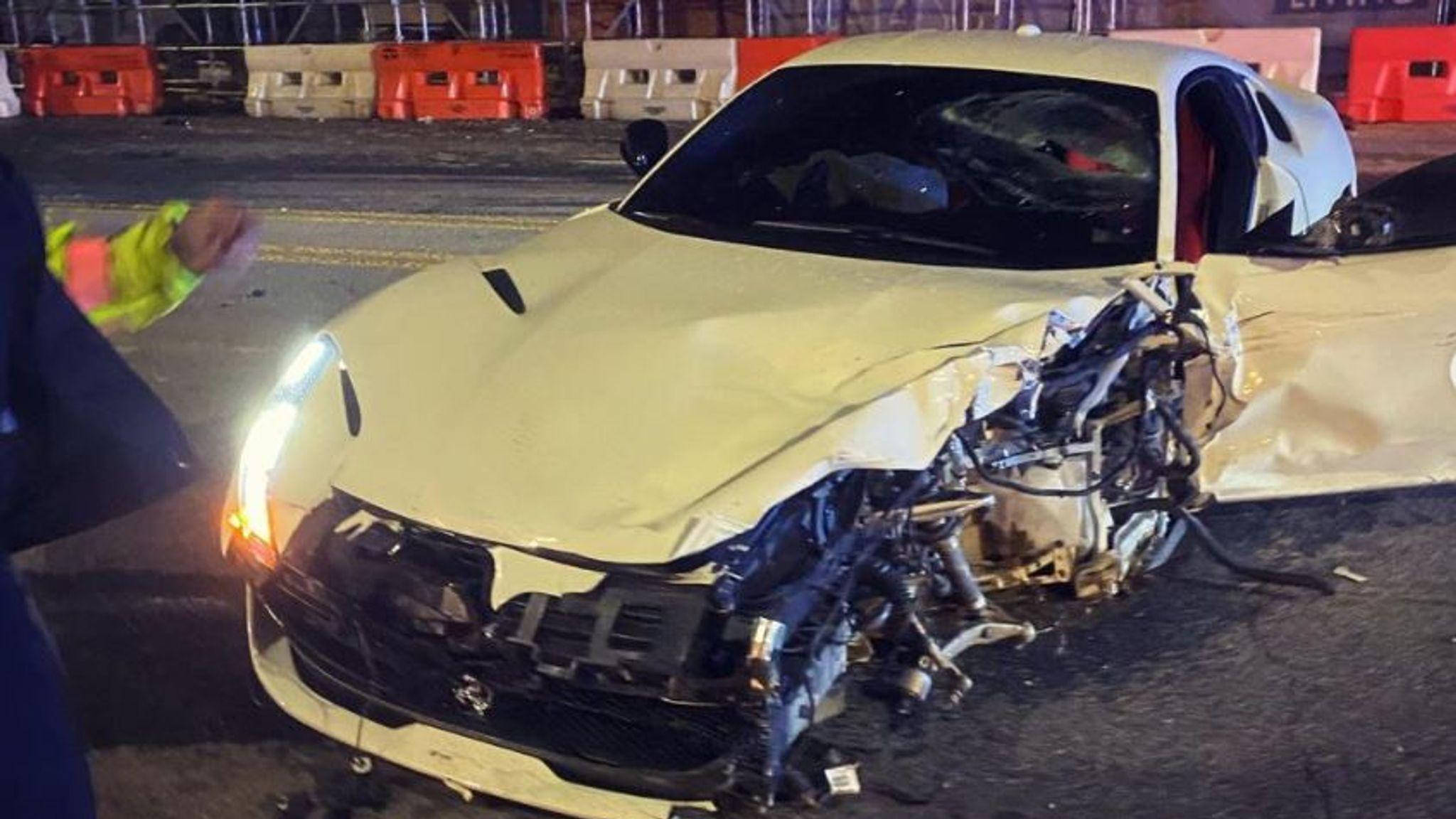 2048x1152 Mike Will Made It: Rapper Shares Image Of Horror Ferrari Crash With Swae Lee. Ents & Arts News