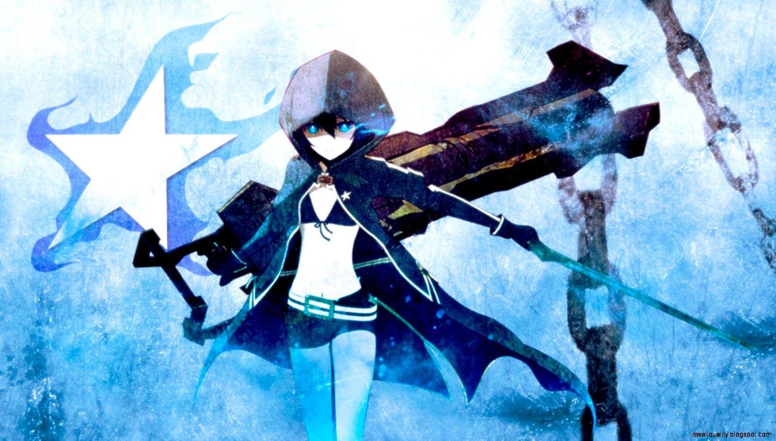 1600x910 Anime Black Rock Shooter Wallpaper HD