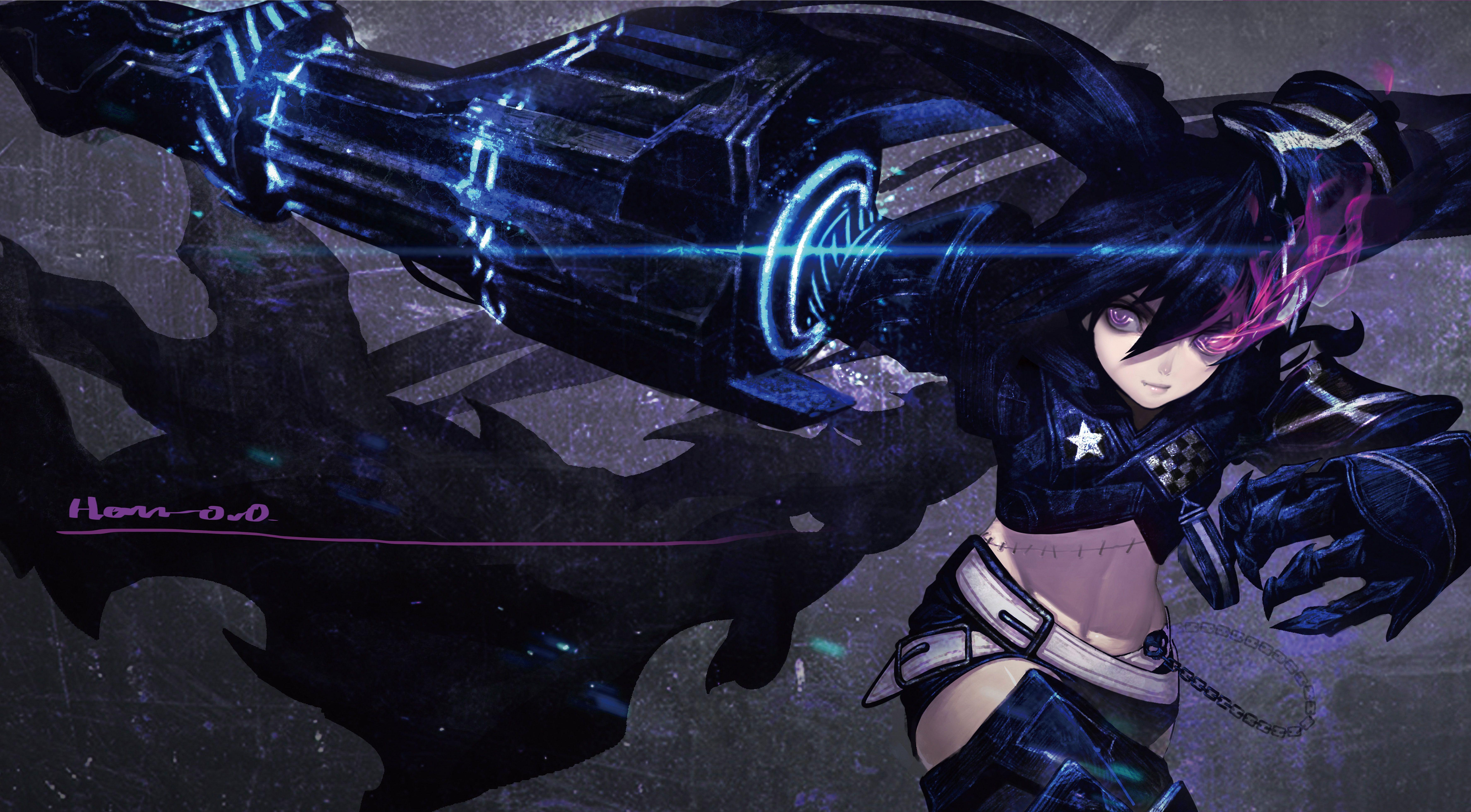 7105x3923 Download wallpaper from anime Black Rock Shooter with tags: Picture
