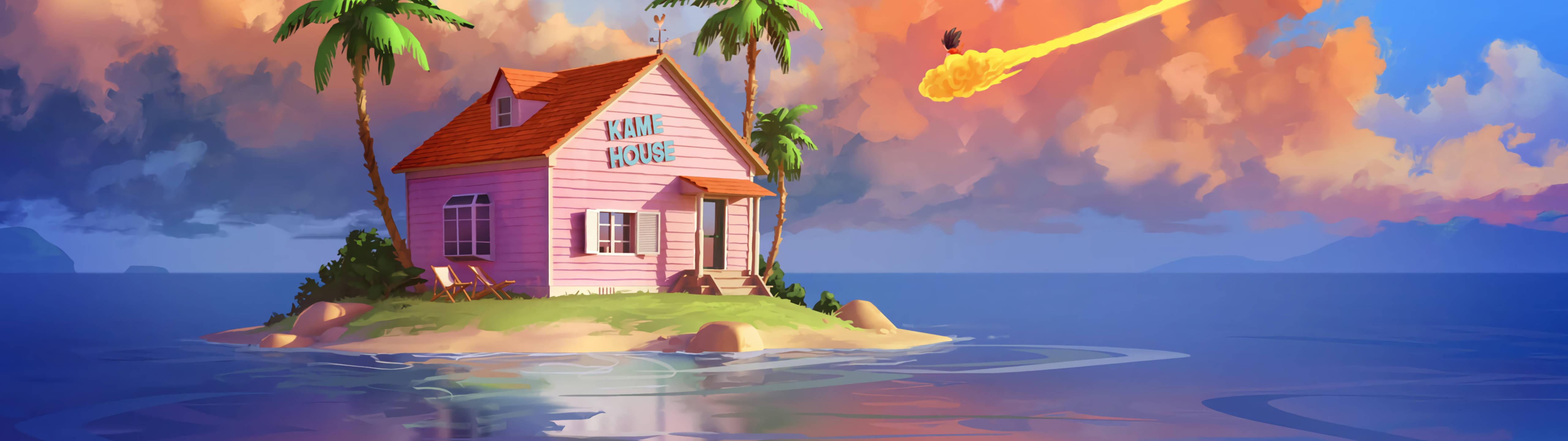5120x1440 Download 5120x1440 Game Kame House Dragonball Z Wallpaper