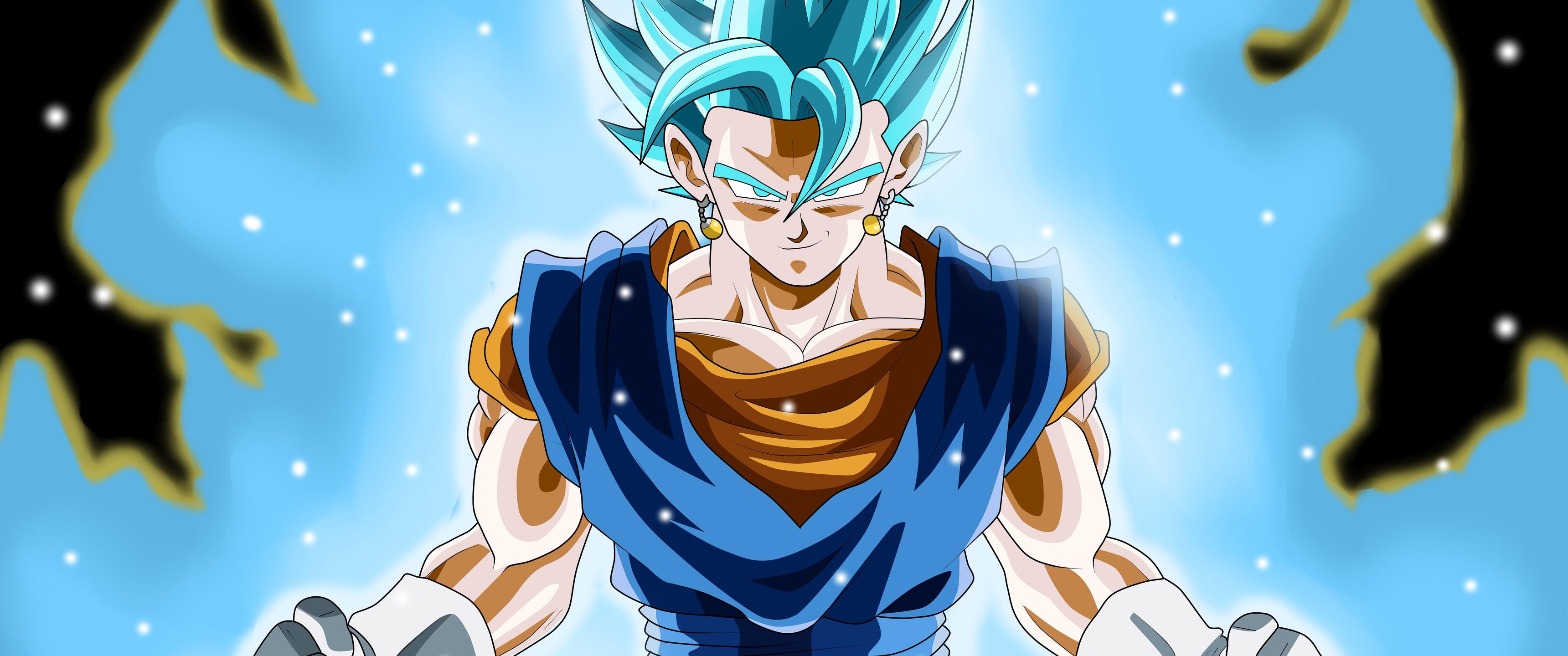 3440x1440 Download Dragon Ball, Vegito, Anime, Character Wallpaper in 3440x1440 Resolution