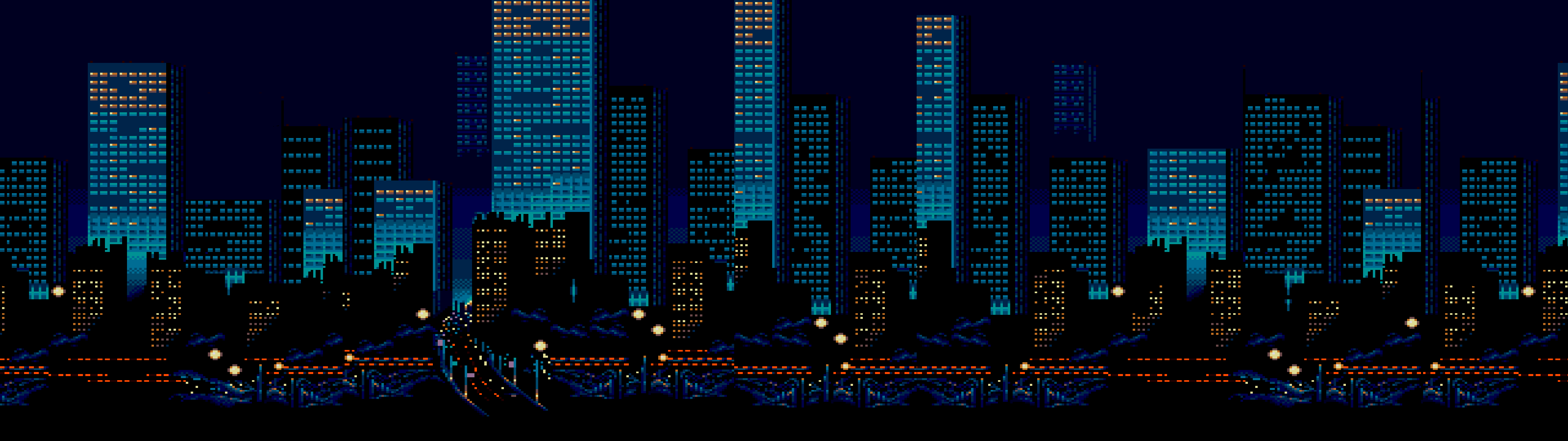 3840x1080 Streets of Rage City (3840X1080) Dual Monitor
