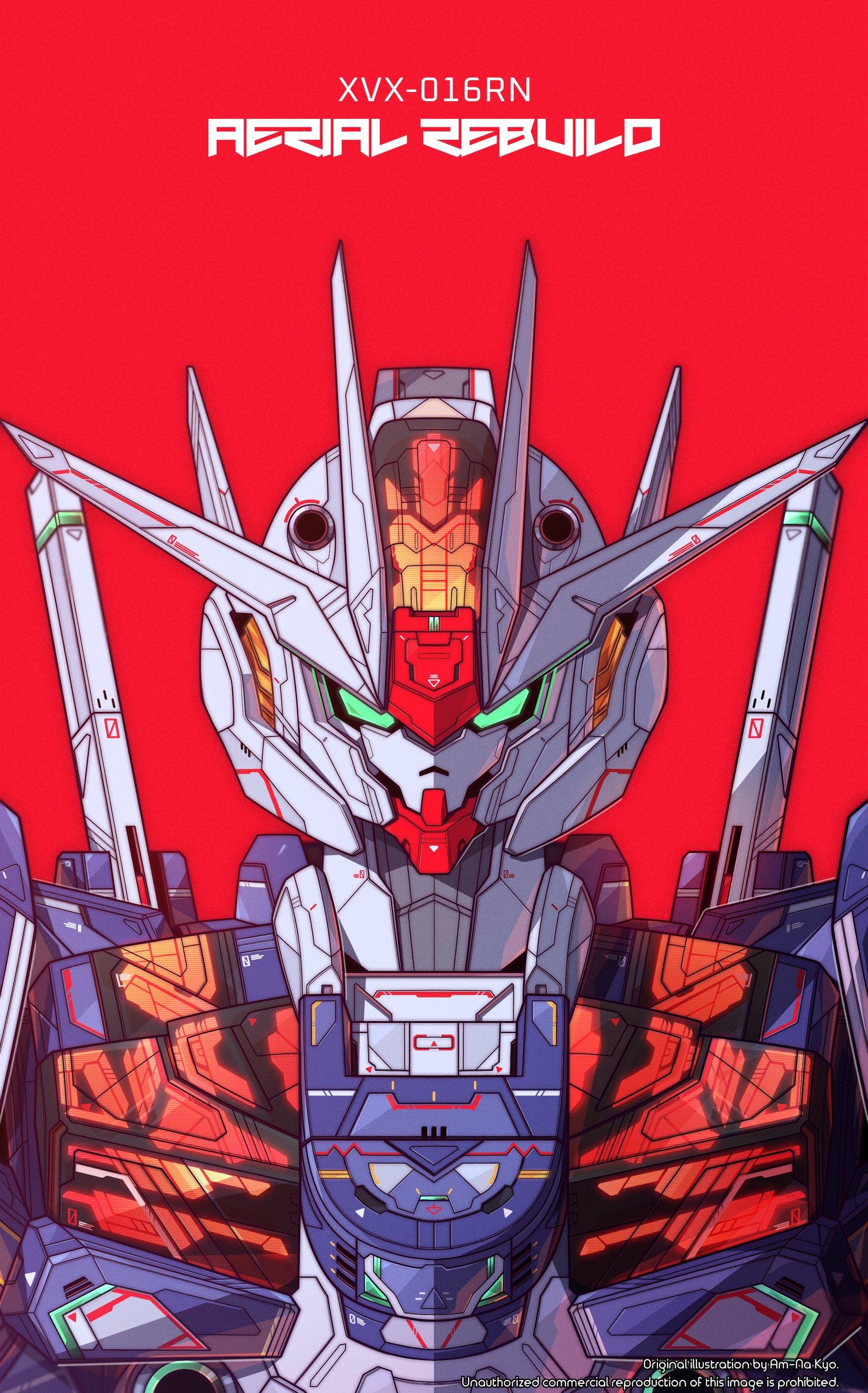 1870x3000 Am Na Kyo Rebuild. XVX 016RN #水星の魔女 #G_Witch