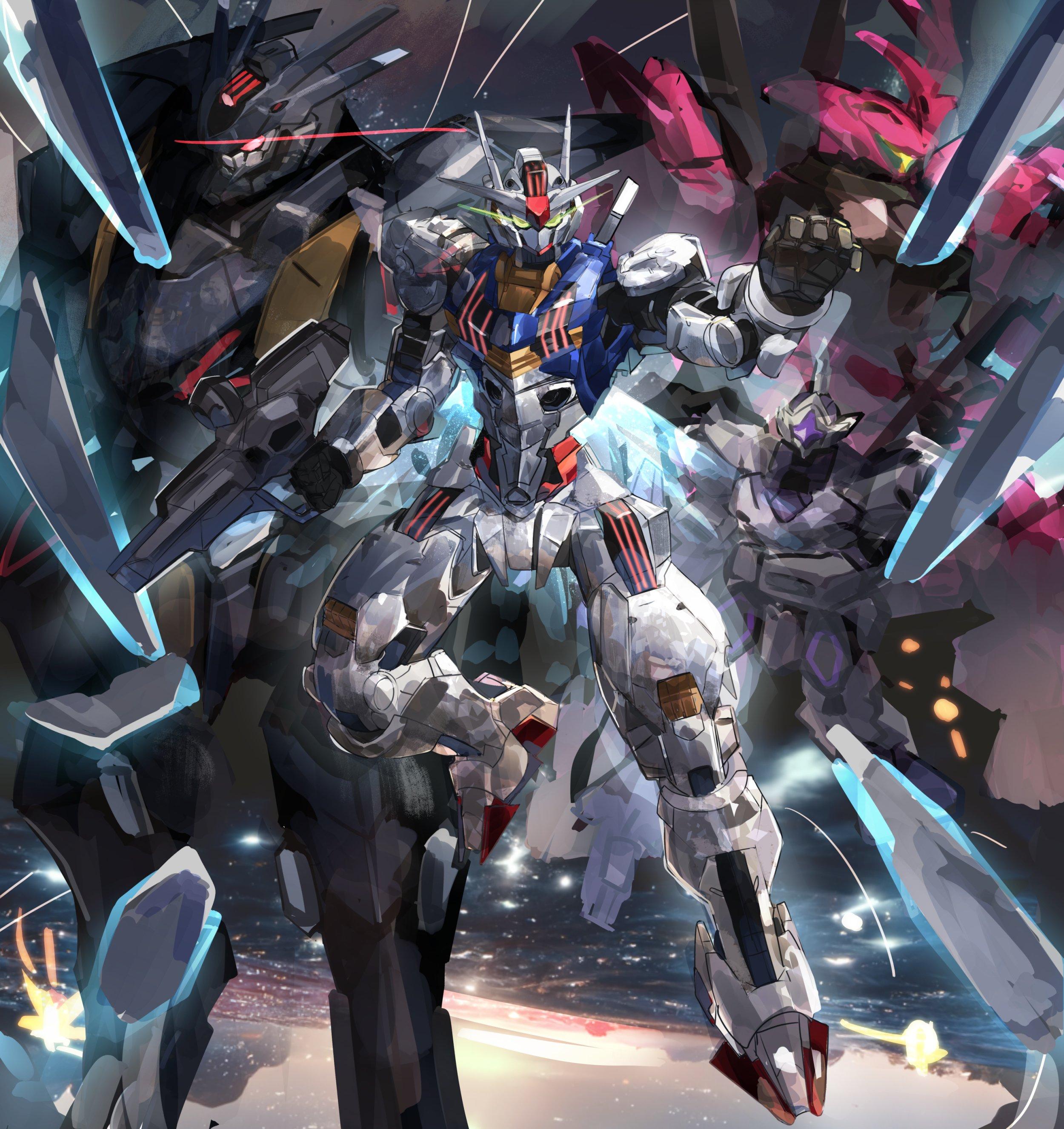 Gundam Aerial Wallpapers - Top Free Gundam Aerial Backgrounds ...