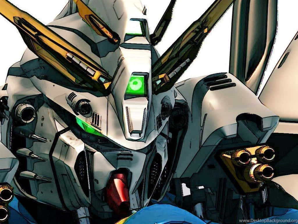 1024x768 Download Close Up Gundam Desktop Wallpaper