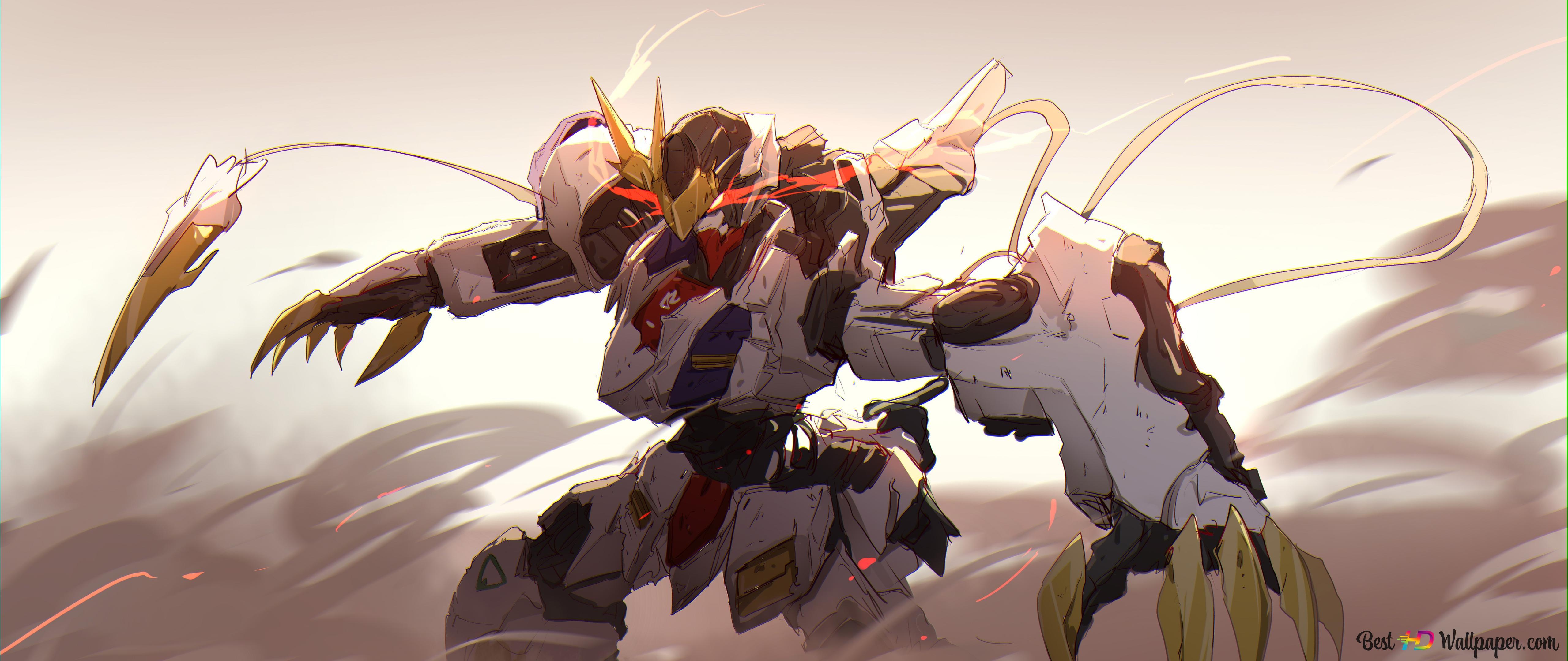 5120x2160 Mobile Suit Gundam Iron Blooded Orphans 4K Wallpaper Download