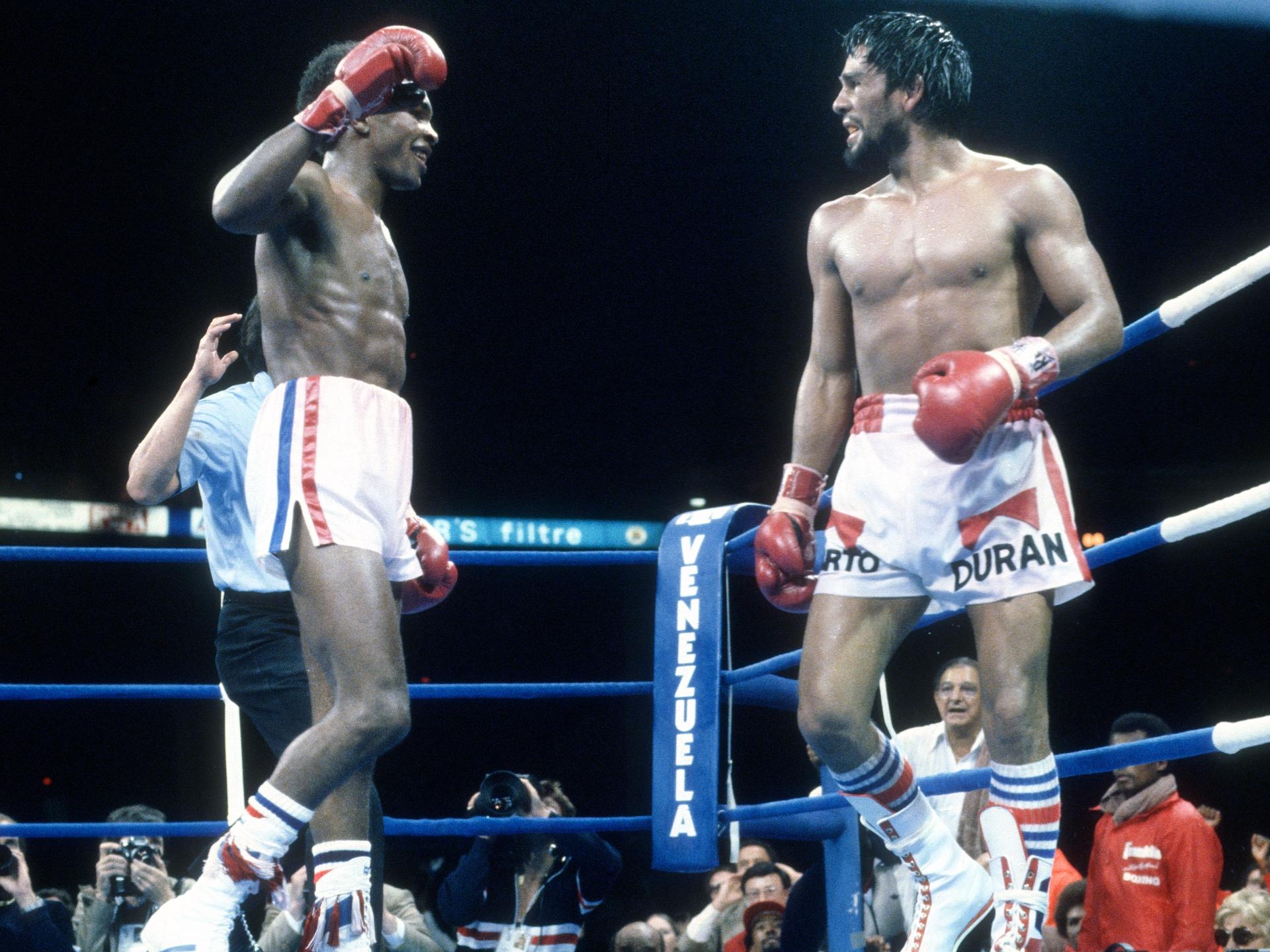 1920x1440 Roberto Duran knocked out Sugar Ray Leonard's brother and called him 'a c***' just moments after their first fight in Montreal