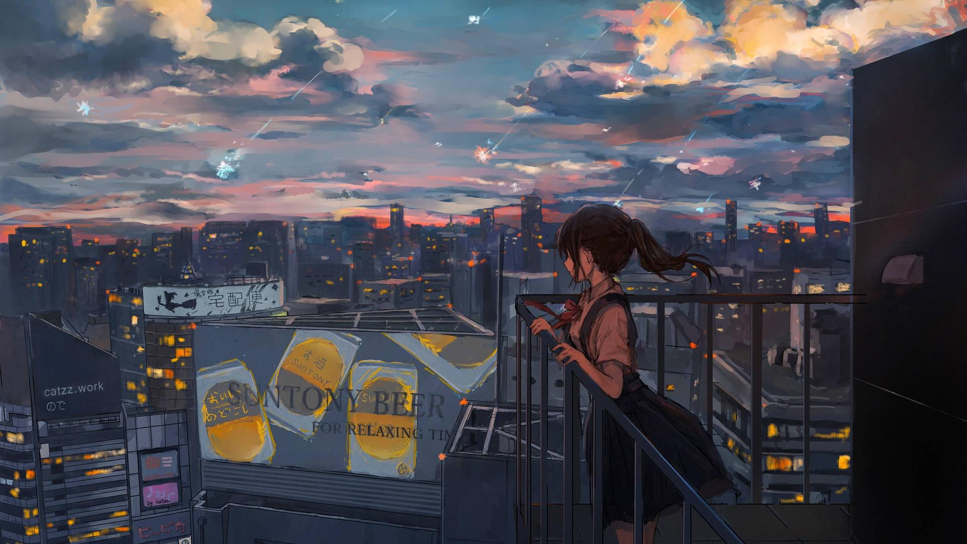 Anime Balcony Wallpapers  Top Free Anime Balcony Backgrounds   WallpaperAccess