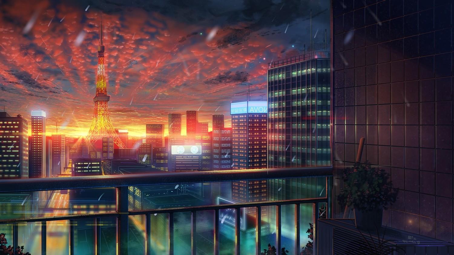 Anime Balcony Wallpapers - Top Free Anime Balcony Backgrounds ...