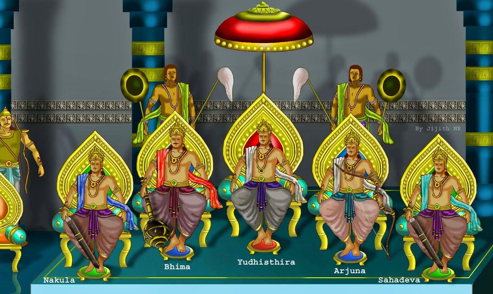 1600x955 Five Pandavas. Historical india, Beautiful flowers wallpaper, Old man face