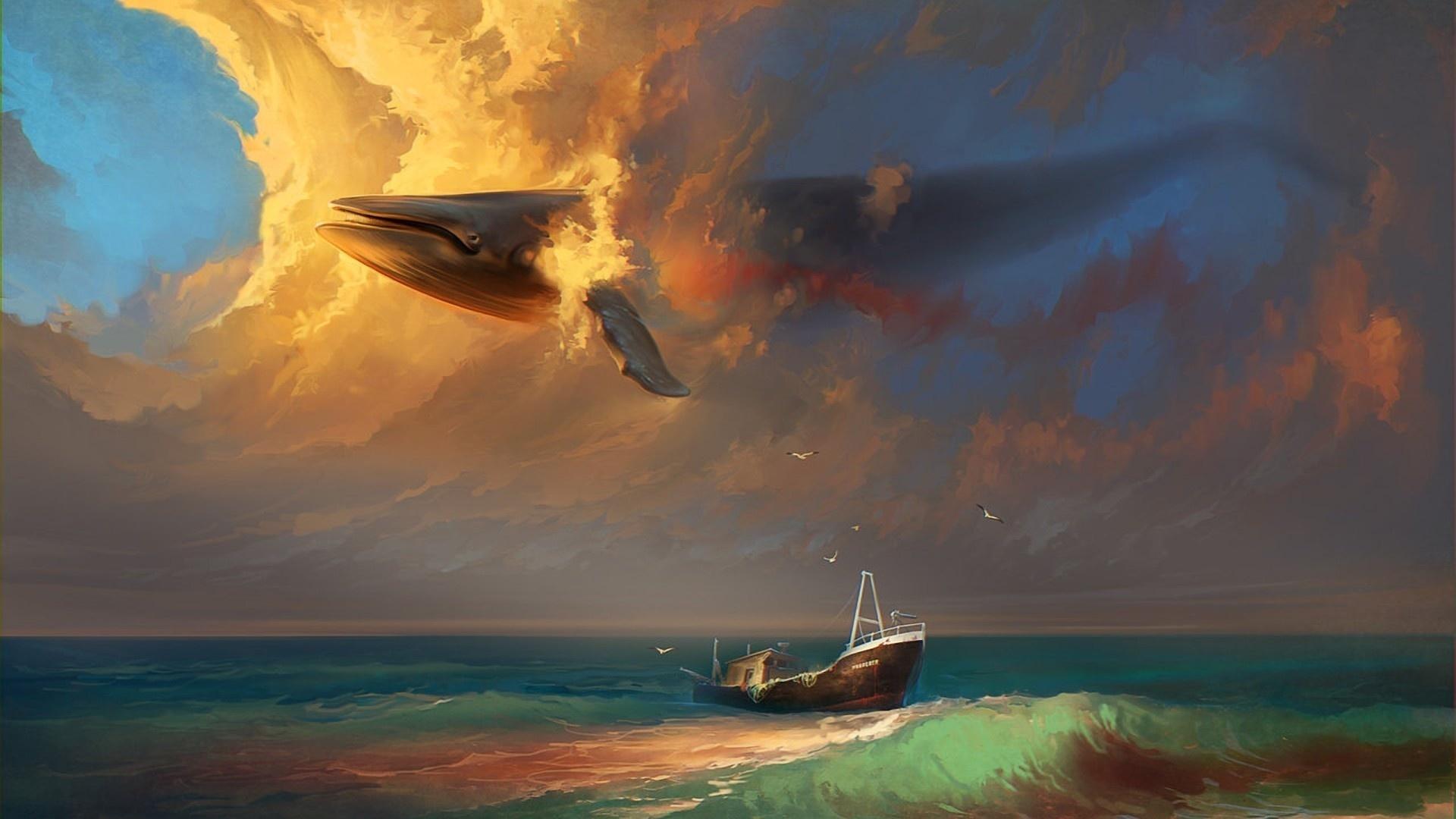 1920x1080 Flying Whale [1920x1080]