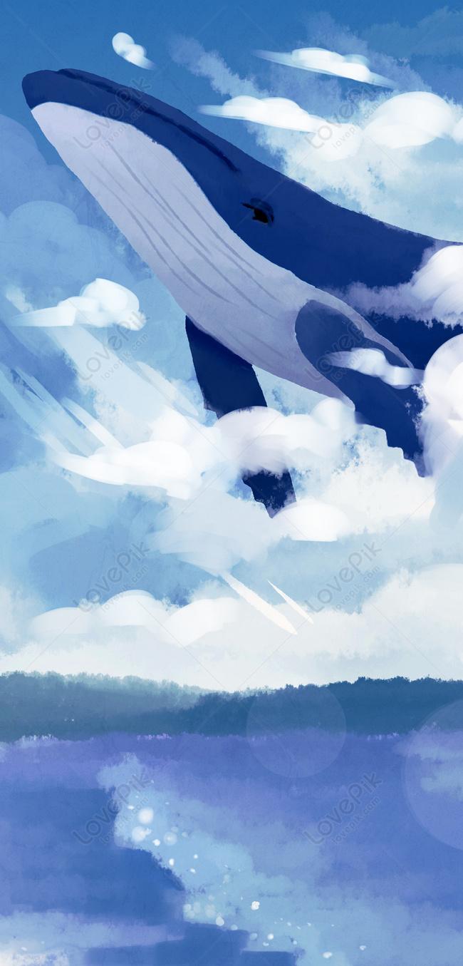650x1355 Whale Wallpaper Image, HD Picture For Free Vectors Download
