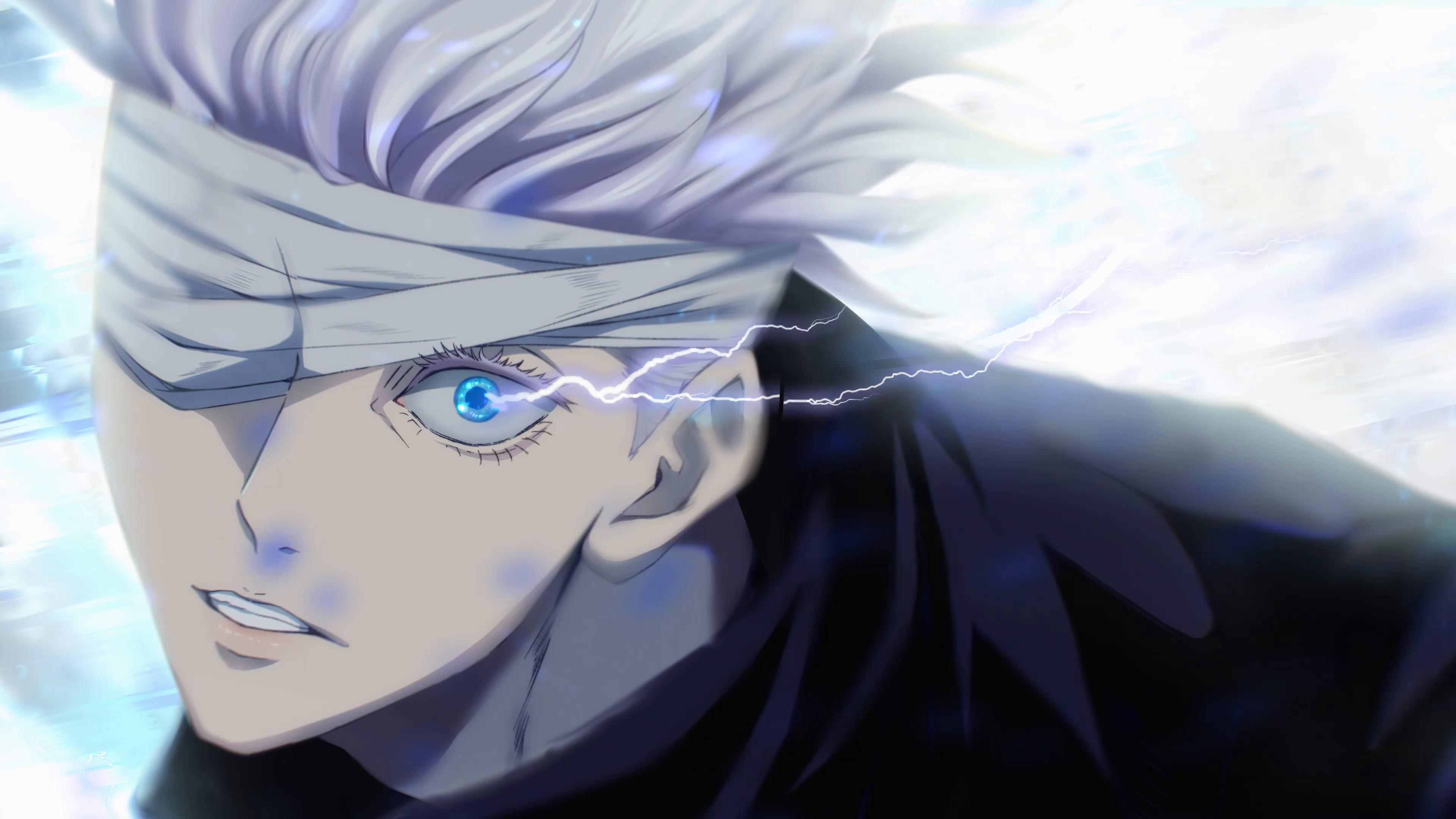 3840x2160 Gojo Satoru Six Eyes Live Wallpaper
