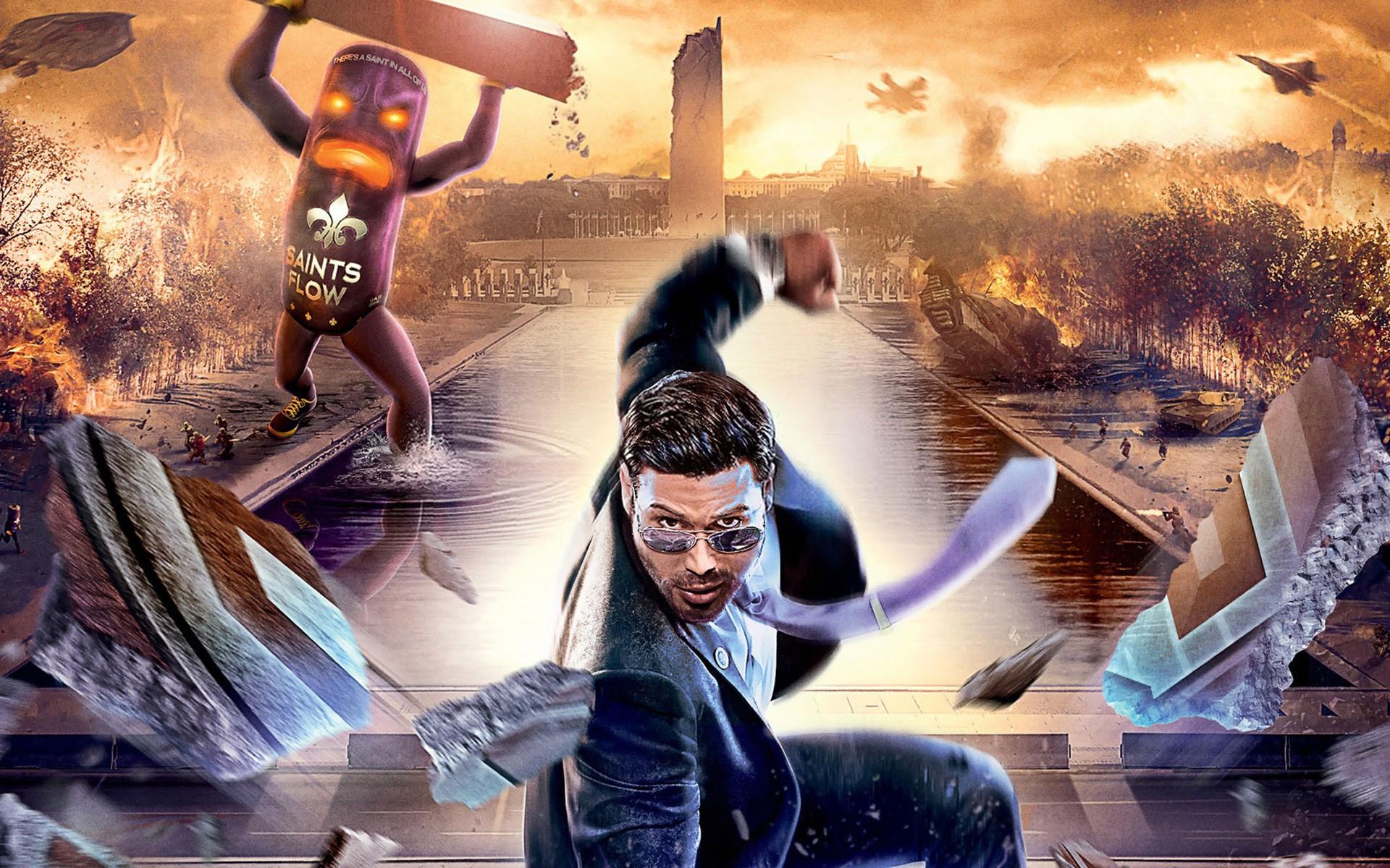 1920x1200 Saints Row, Men, Necktie, Suit Gallery HD Wallpaper