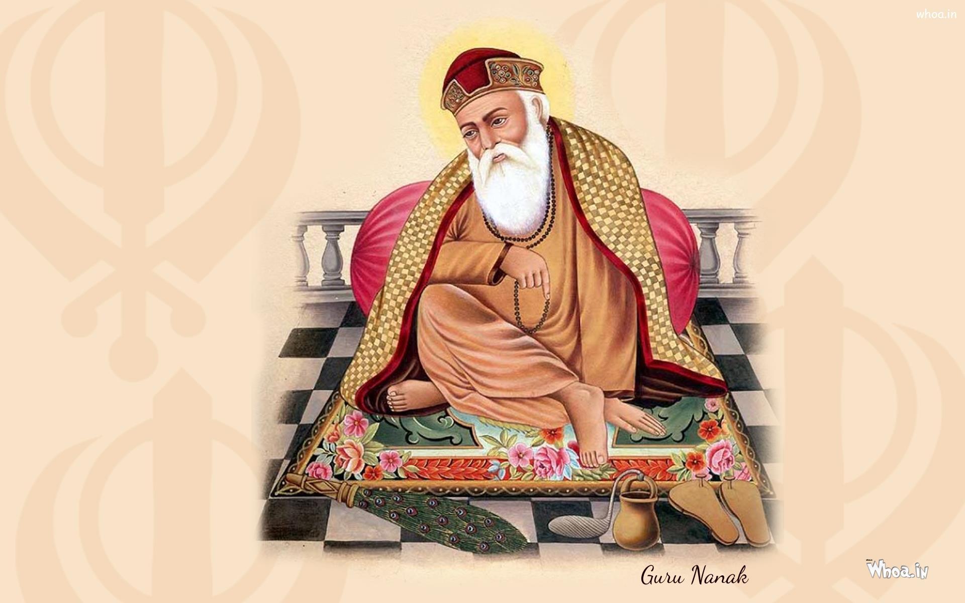 1920x1200 Sikh Lord Guru Nanak HD Wallpaper