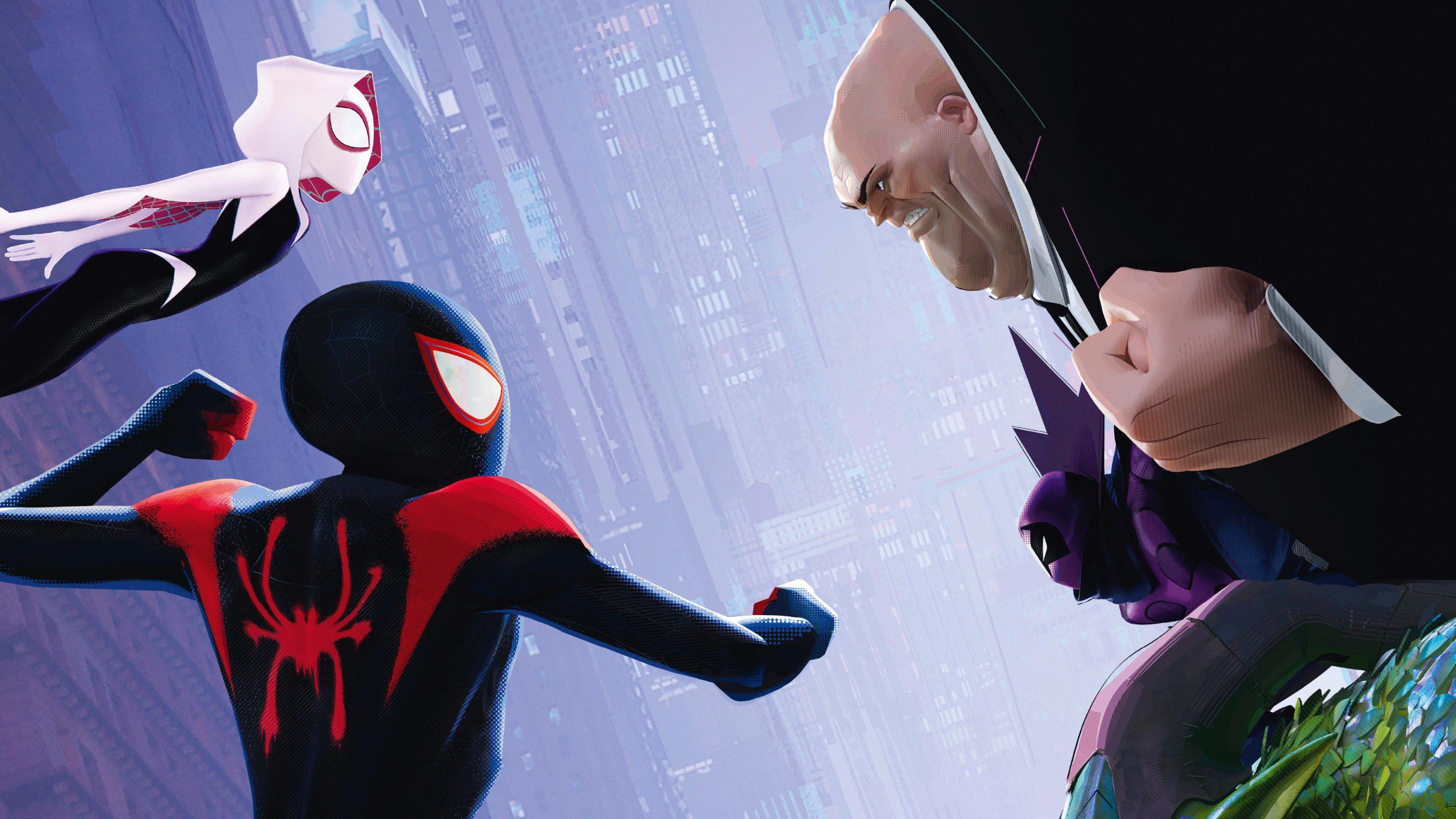 2834x1594 Kingpin Marvel Comics Miles Morales Spider Gwen Wallpaper:2834x1594