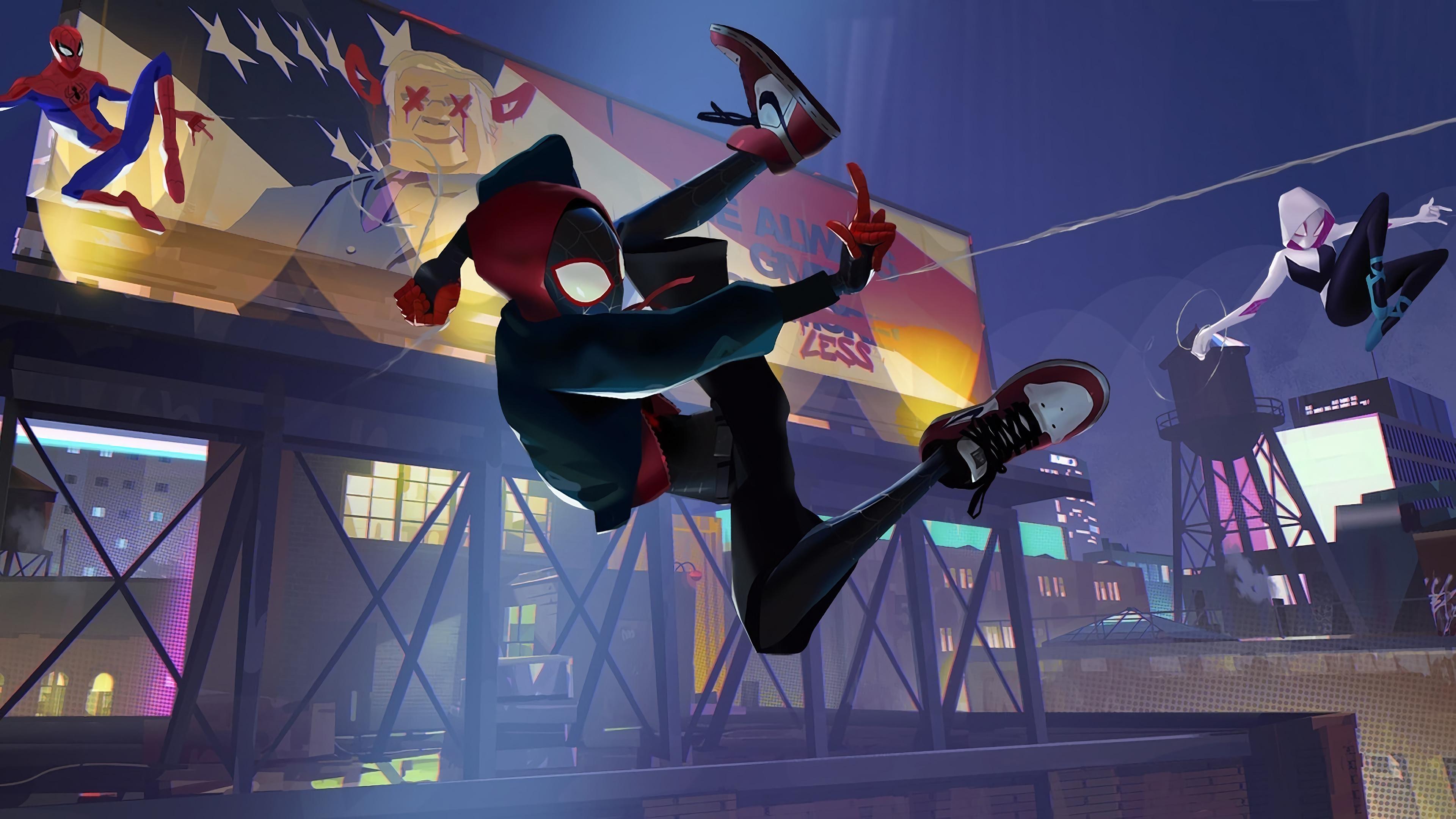 3840x2160 Spider Man: Into The Spider Verse 4k Ultra HD Wallpaper