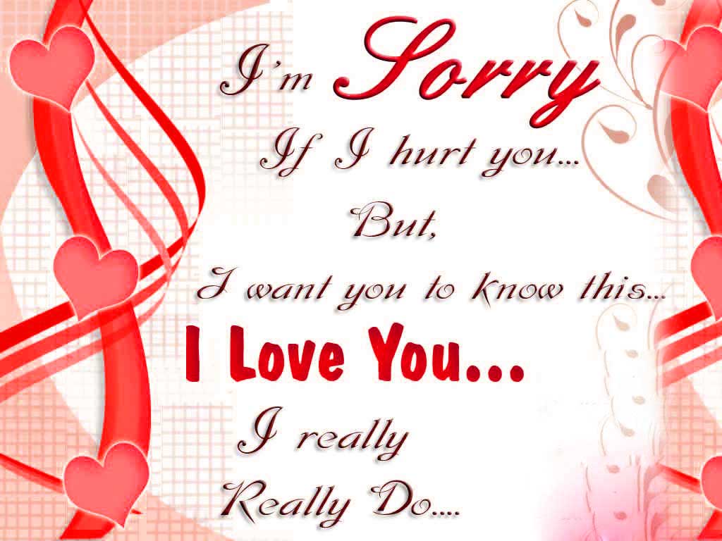 1024x768 I am so sorry. I love You! New ecard for her! The best greeting card for You