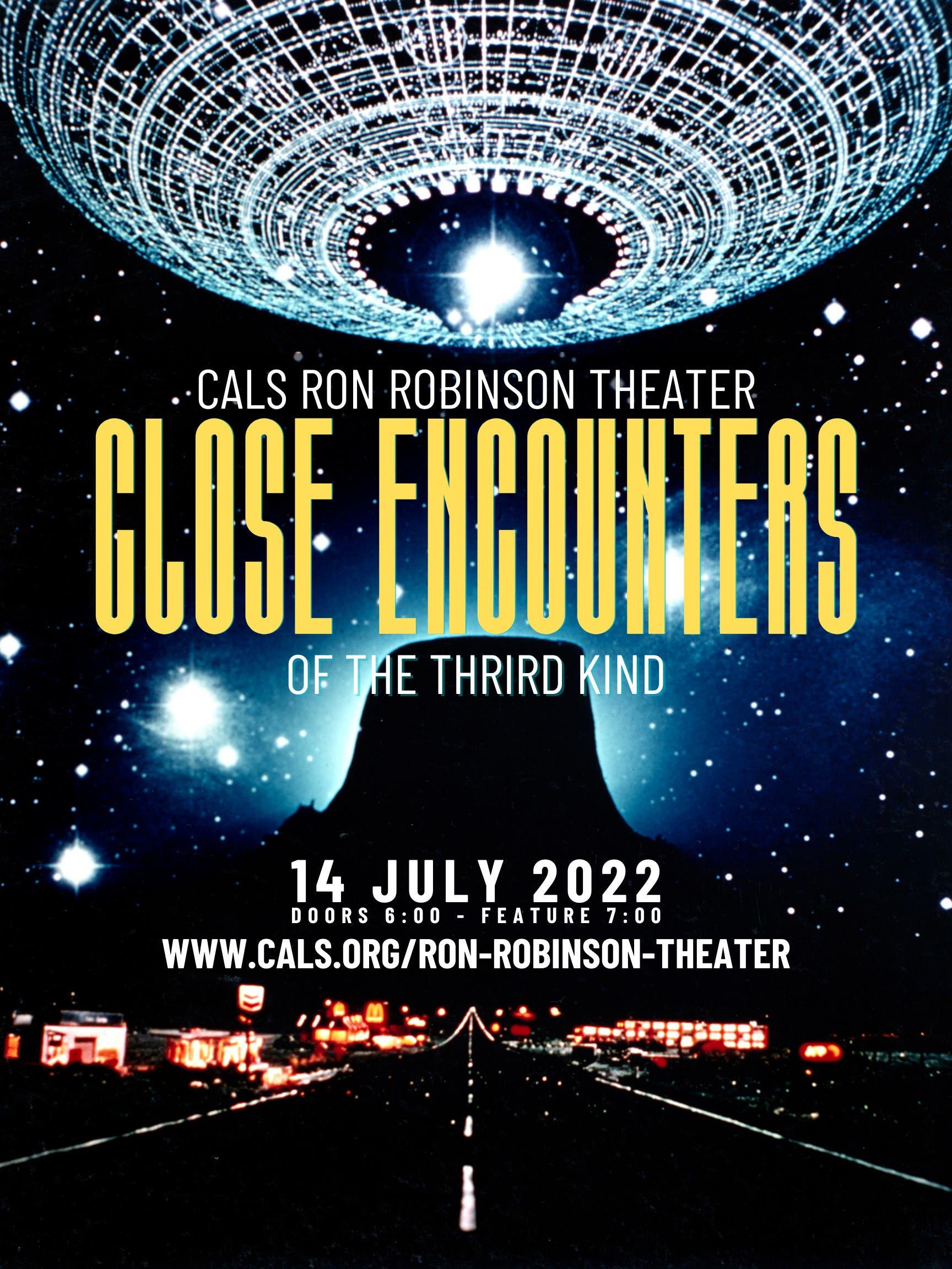 1728x2304 Jul 14. Extra Terrestrial Thursdays: Close Encounters Of The Third Kind ( PG). Little Rock, AR Patch
